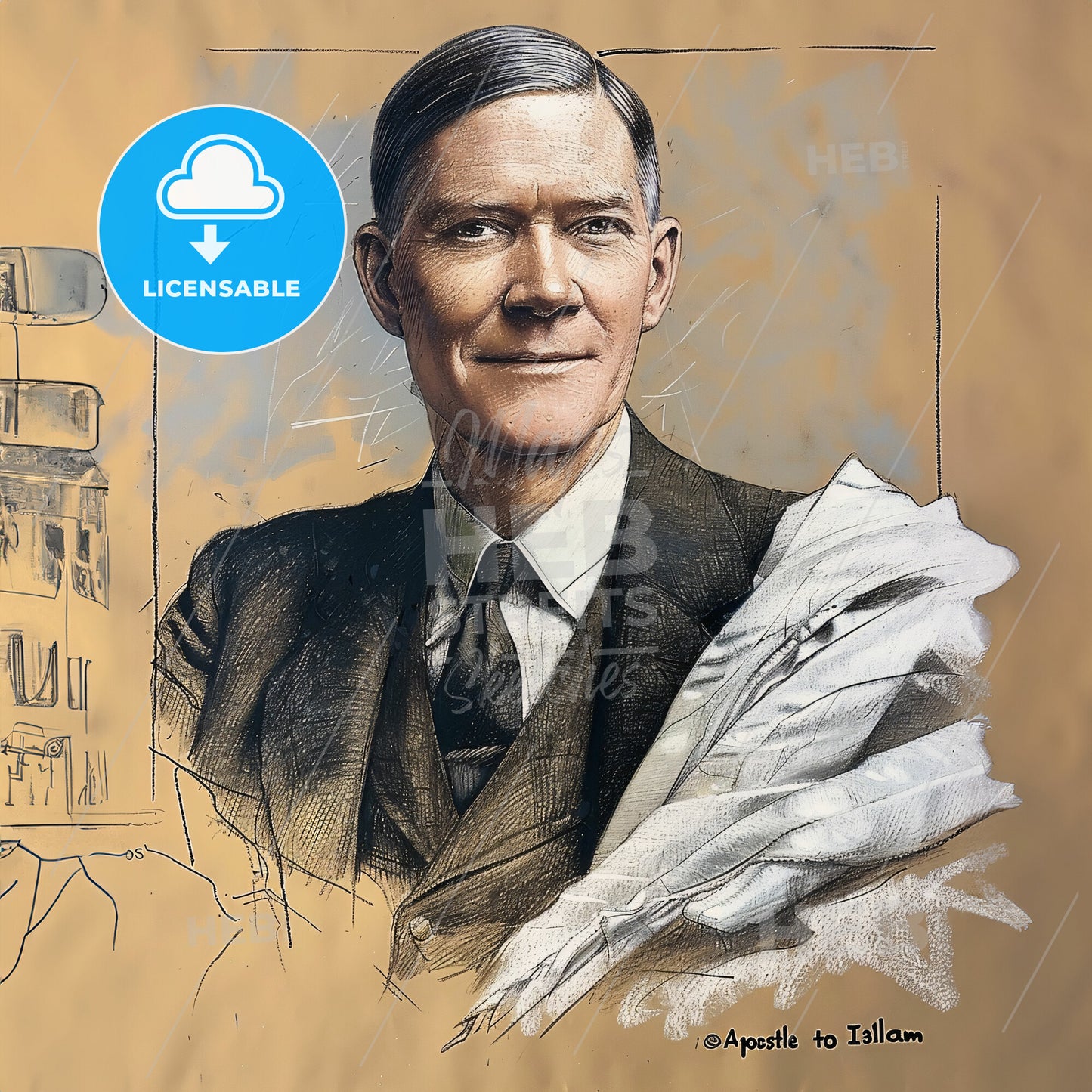 Samuel Zwemer, 1867 - 1952, American missionary - A Man In A Suit And Tie