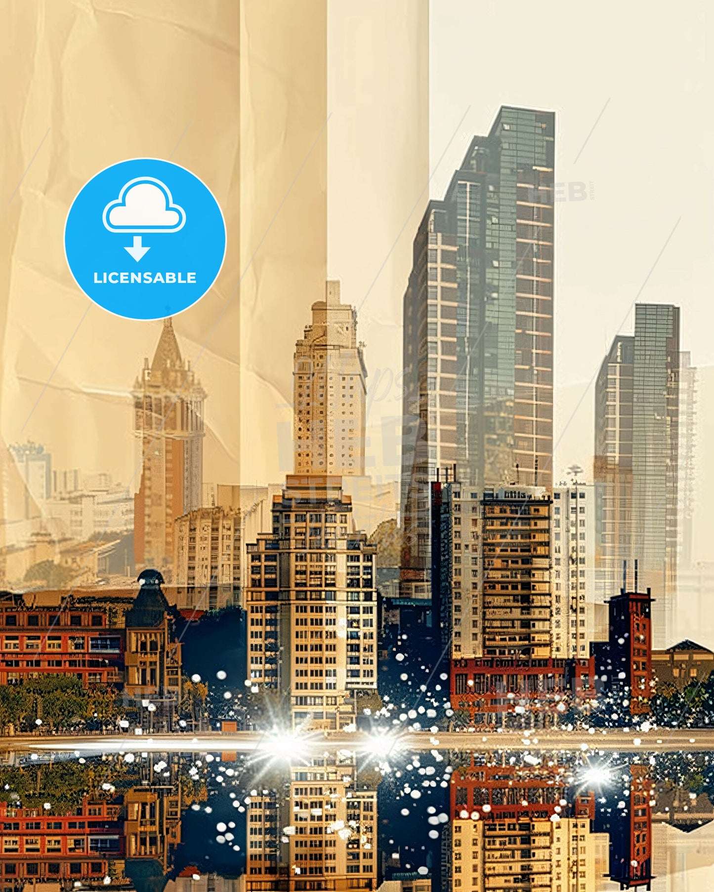 Sao Jose dos Campos - City Skylines with Local Landmarks - A city skyline with many buildings