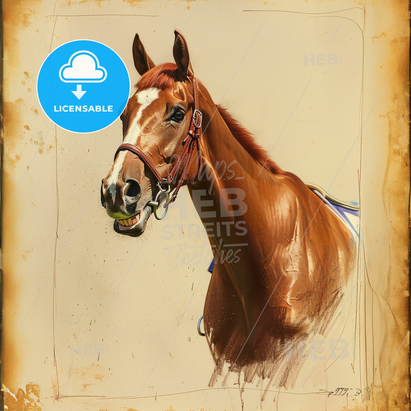 Secretariat, 1970 - 1989, American Thoroughbred racehorse - A Horse With A Tennis Ball