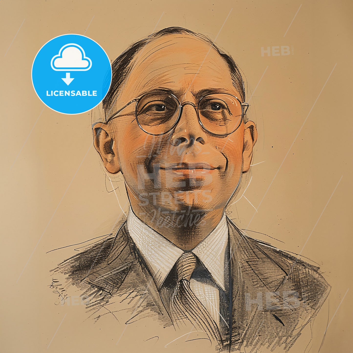 Sidney Weinberg, 1891 - 1969, American investment banker - A Man Wearing Glasses And A Suit