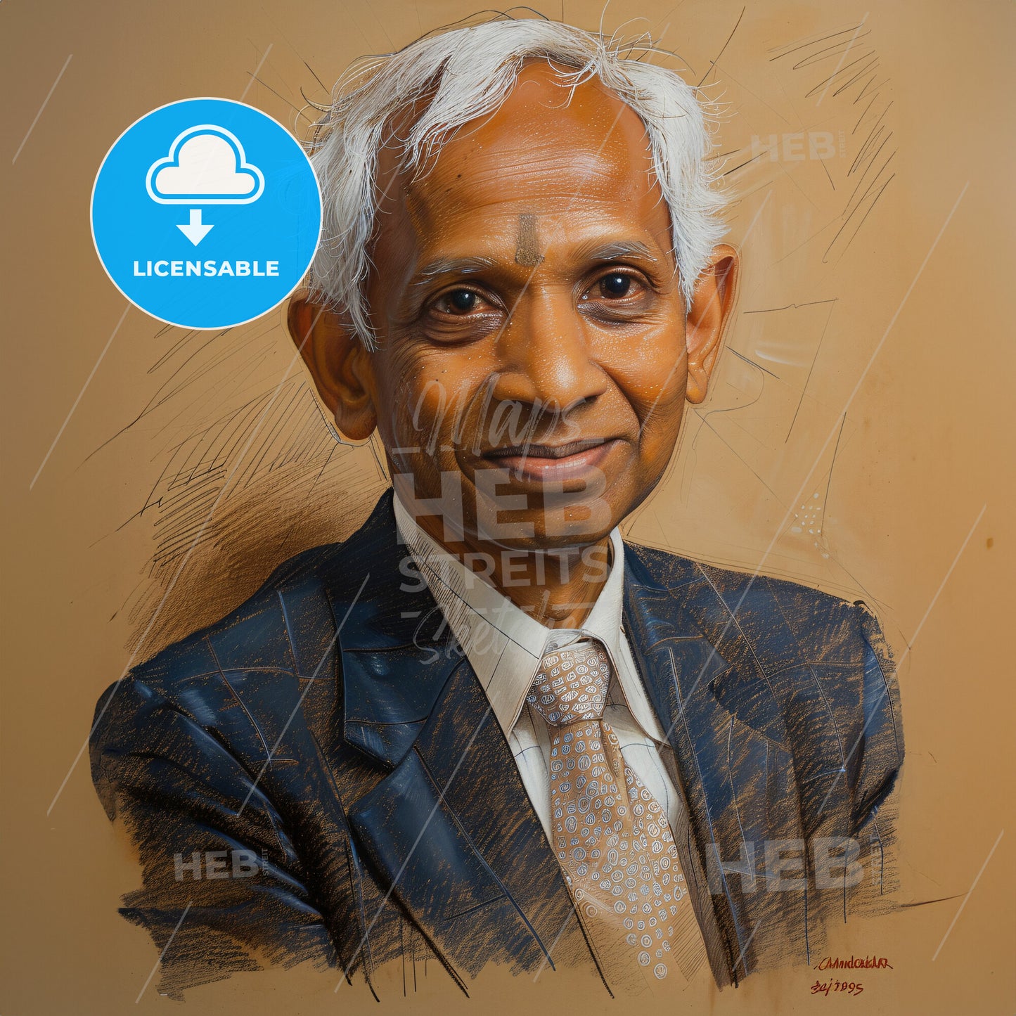 Subrahmanyan Chandrasekhar, 1910 - 1995, Indian-American astrophysicist - A Man In A Suit And Tie