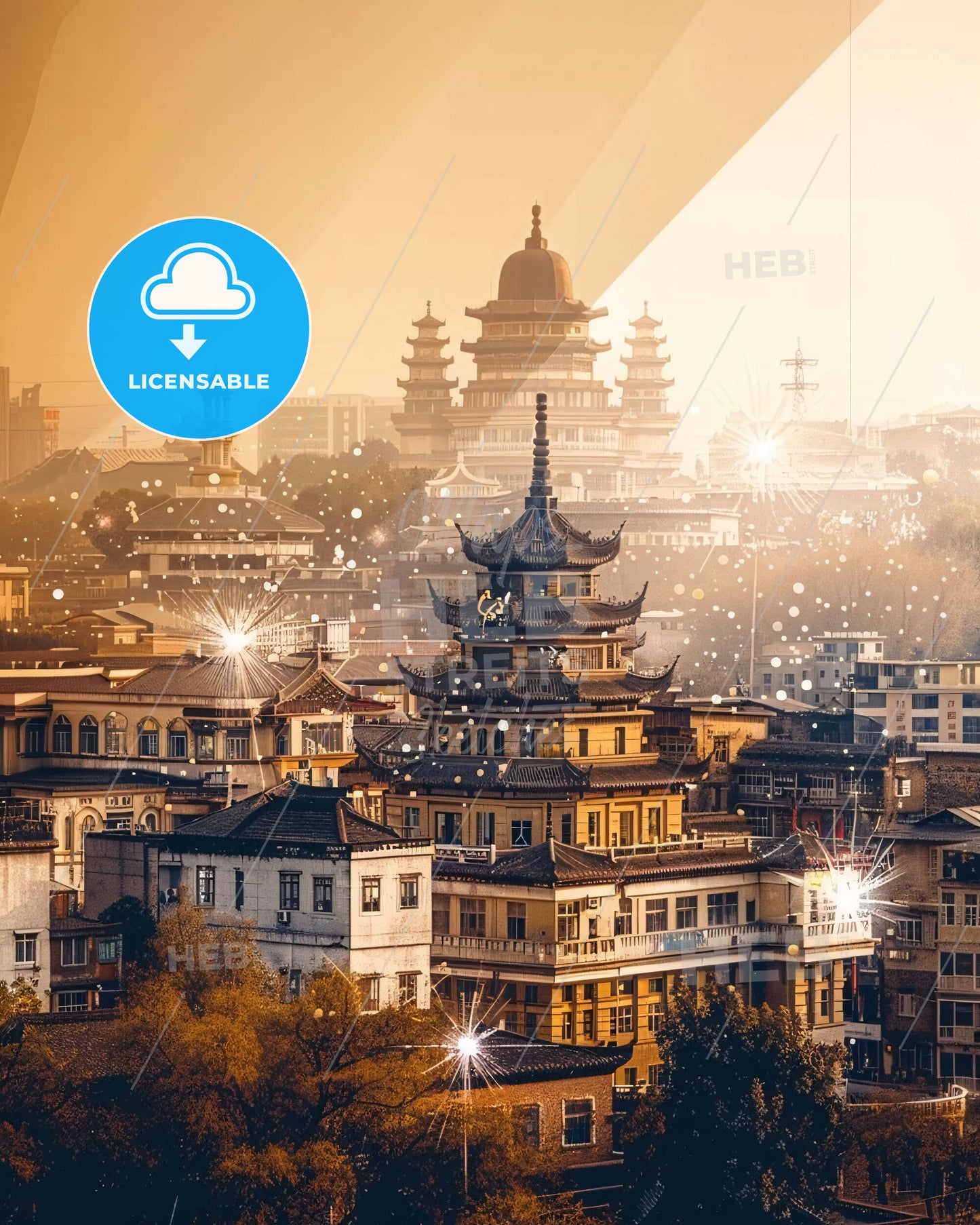 Taiyuan: City of Lights and Ancient Beauty - A city with many buildings