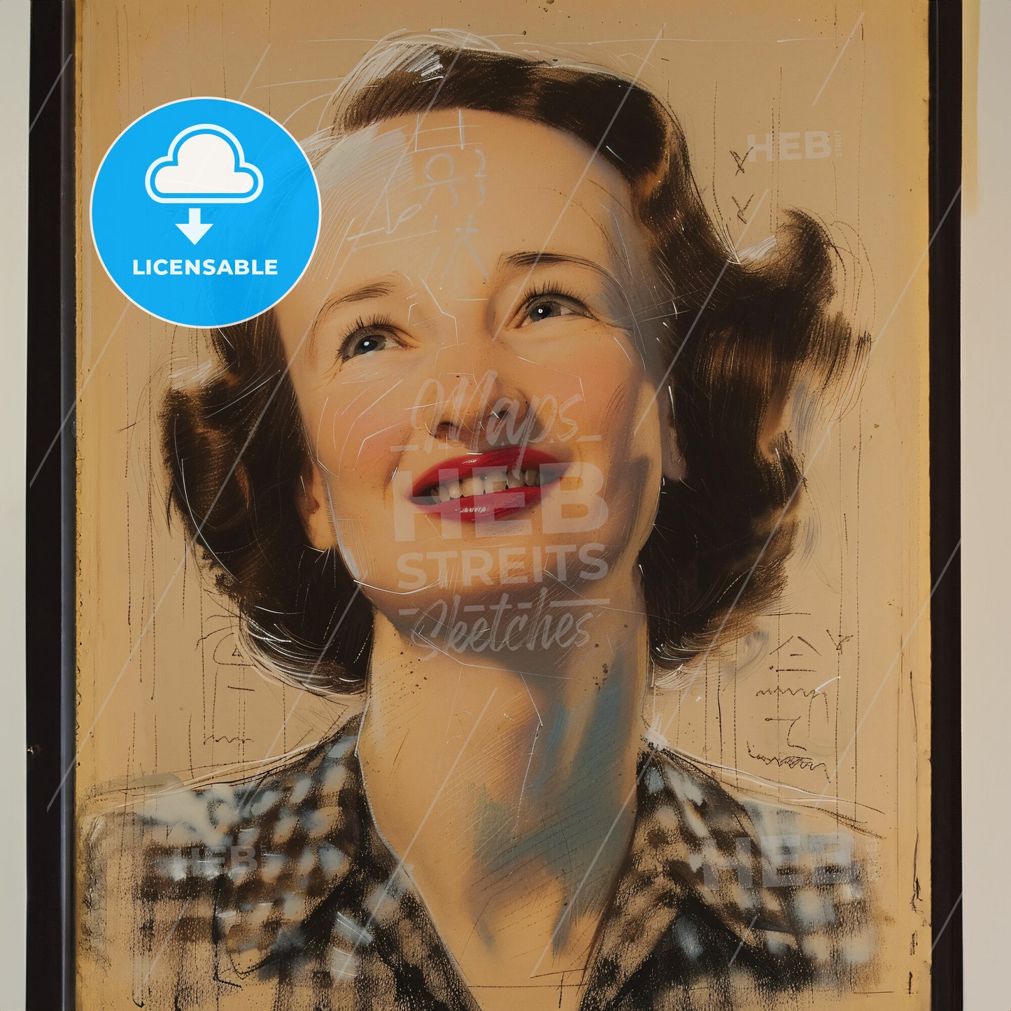 Tatiana Proskouriakoff, 1909 - 1985, Russian-American archaeologist - A Painting Of A Woman