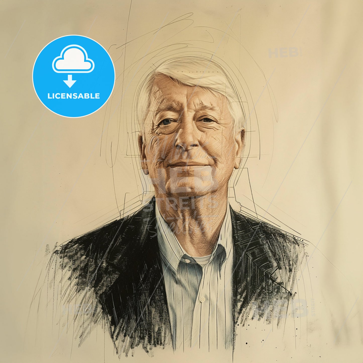 Travis Hirschi, 1935 - 2017, American criminologist - A Drawing Of A Man