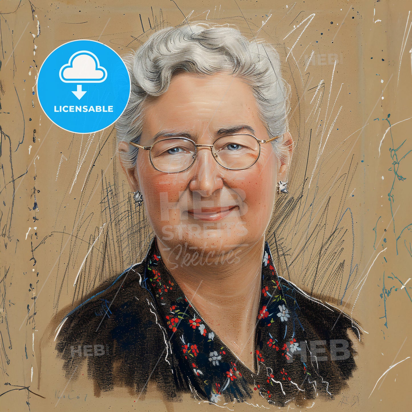 Virginia Apgar, 1909 - 1974, American obstetrical anesthetist - A Woman With Glasses And A Floral Shirt