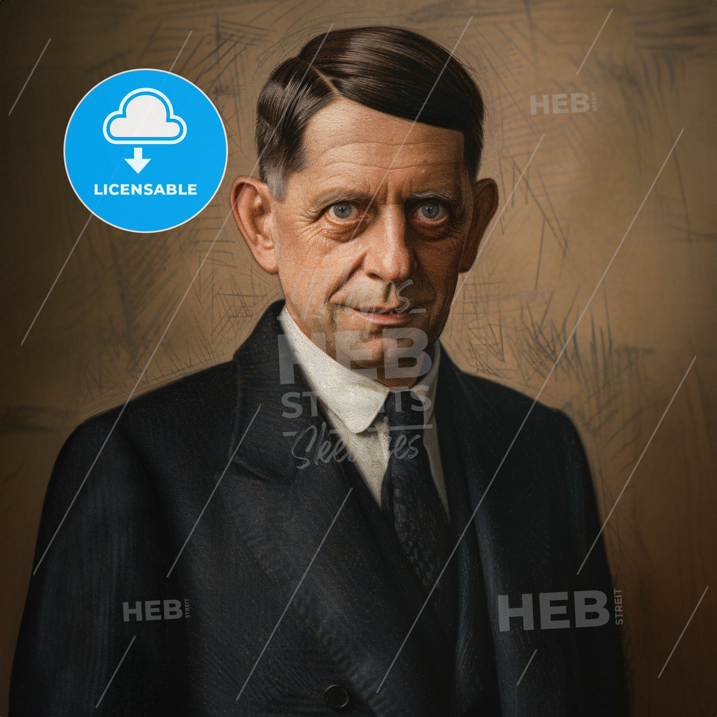 Walter Gropius, 1883 - 1969, German architect - A Man In A Suit And Tie