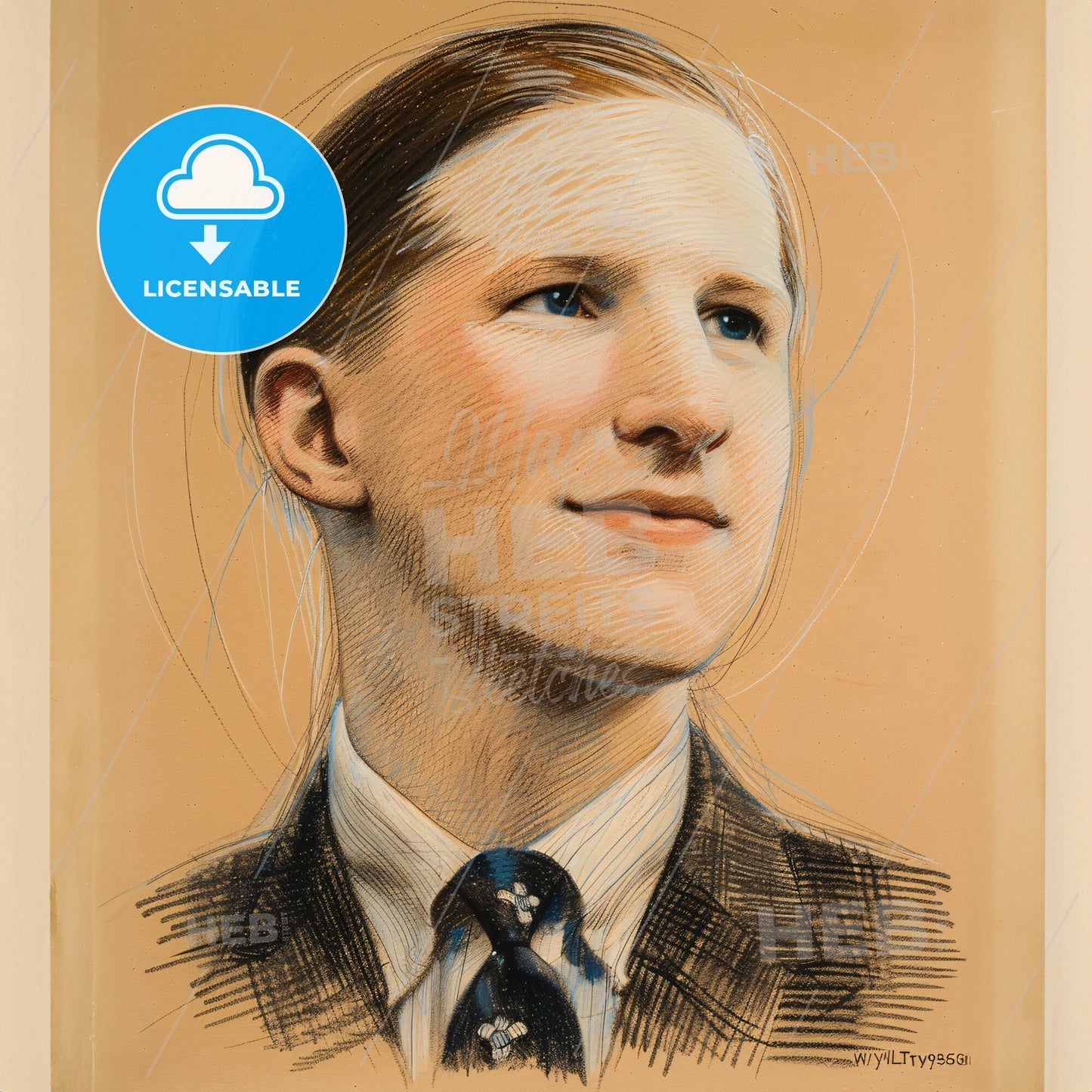 William Cameron Townsend, 1896 - 1982, American missionary - A Drawing Of A Man