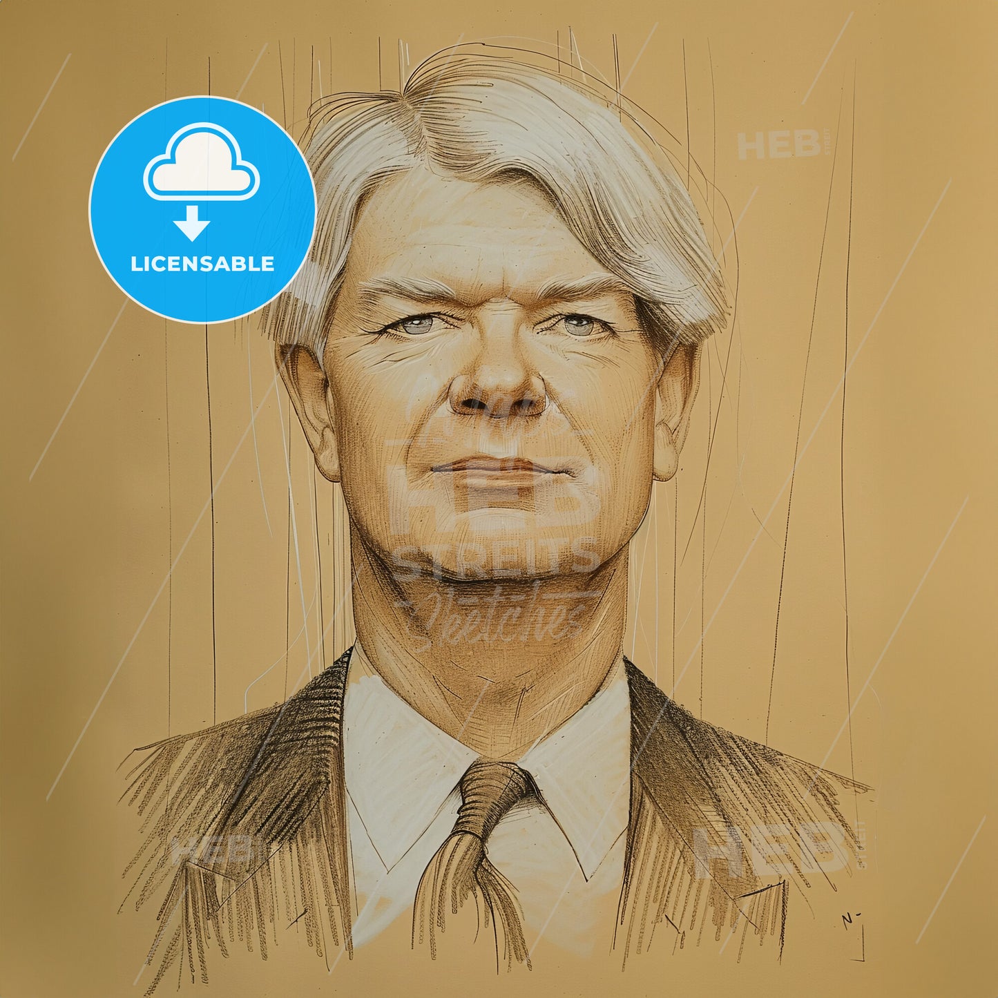 William Heard Kilpatrick, 1871 - 1965, American educator - A Drawing Of A Man