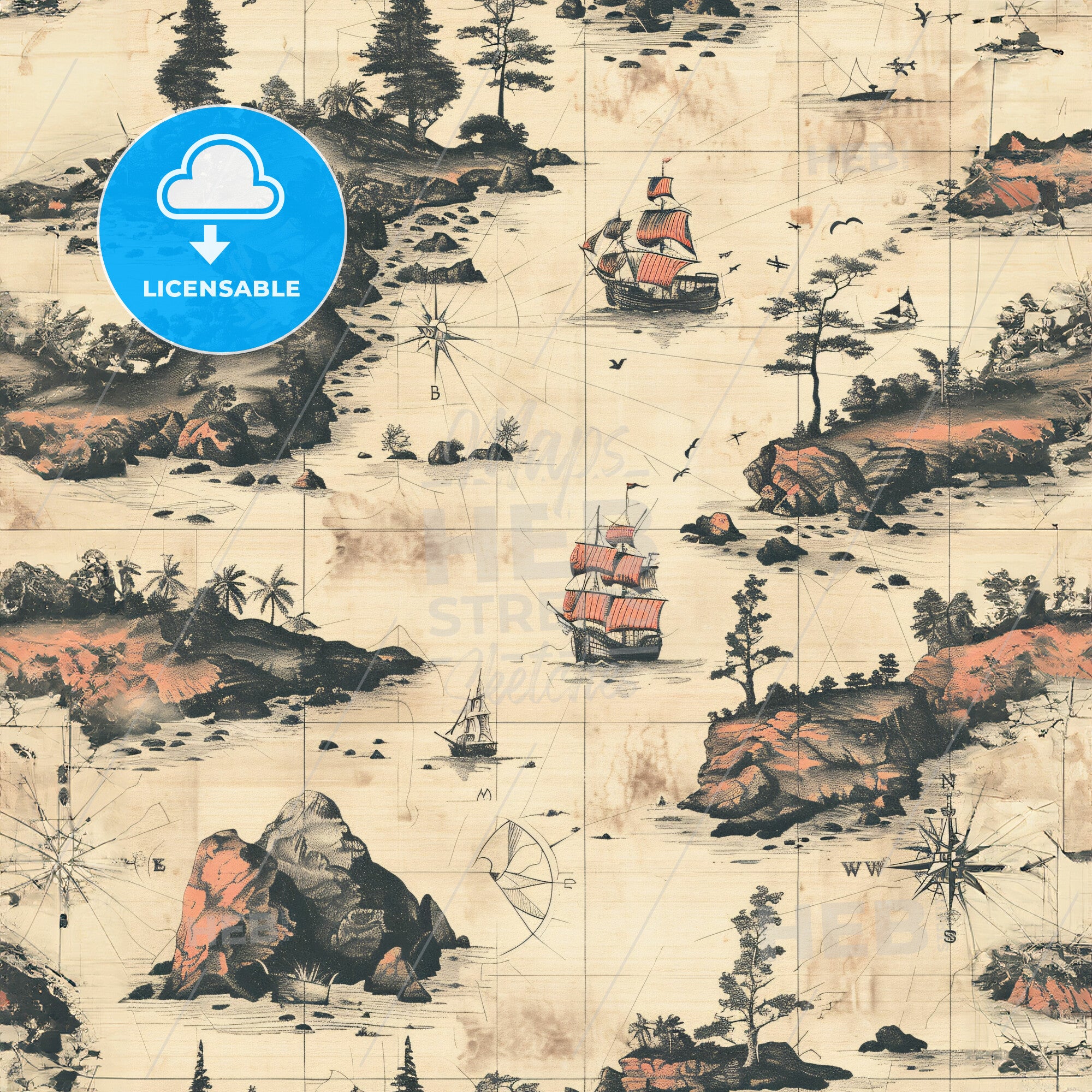 A Map Of A Treasure Island – HEBSTREITS