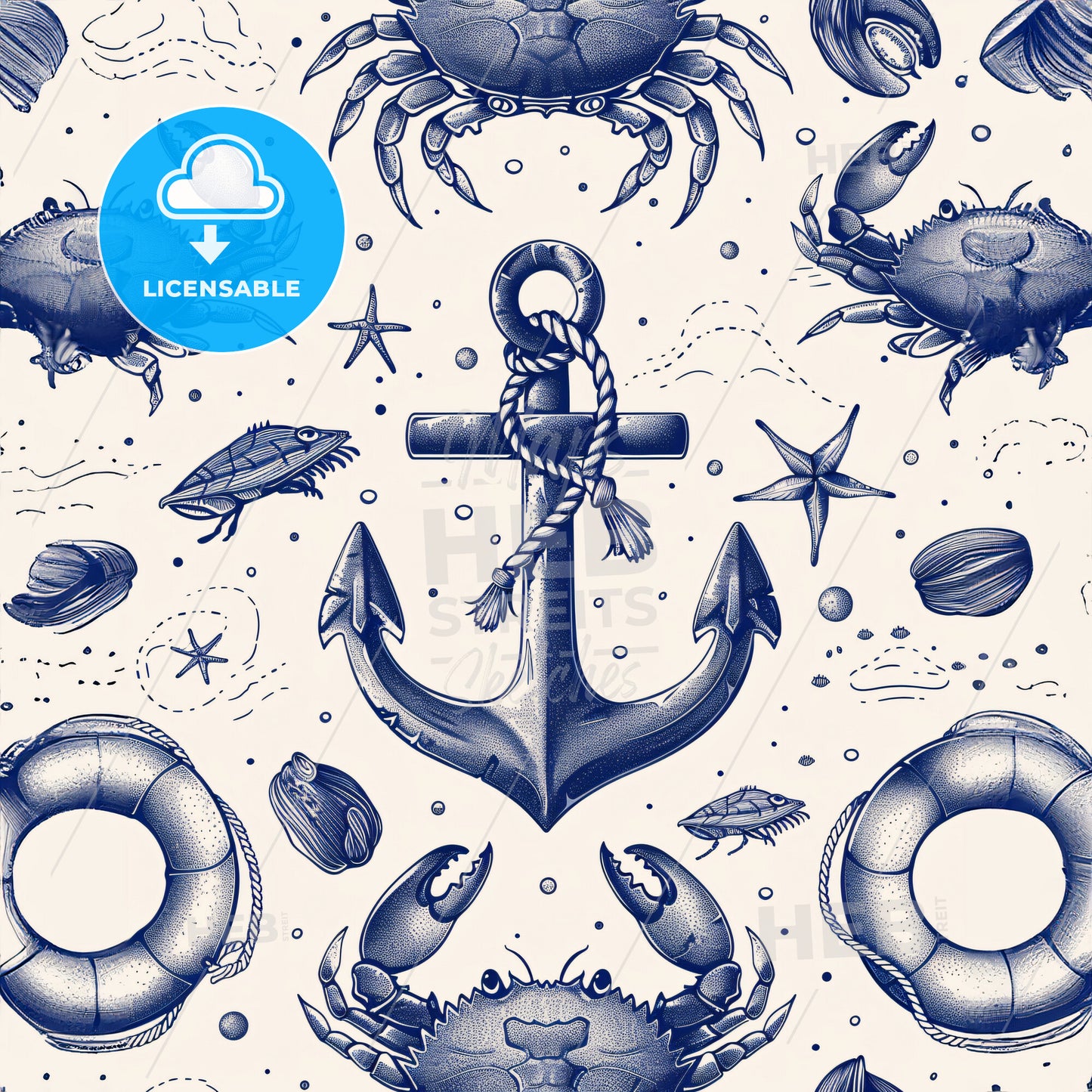 A Pattern Of Sea Creatures