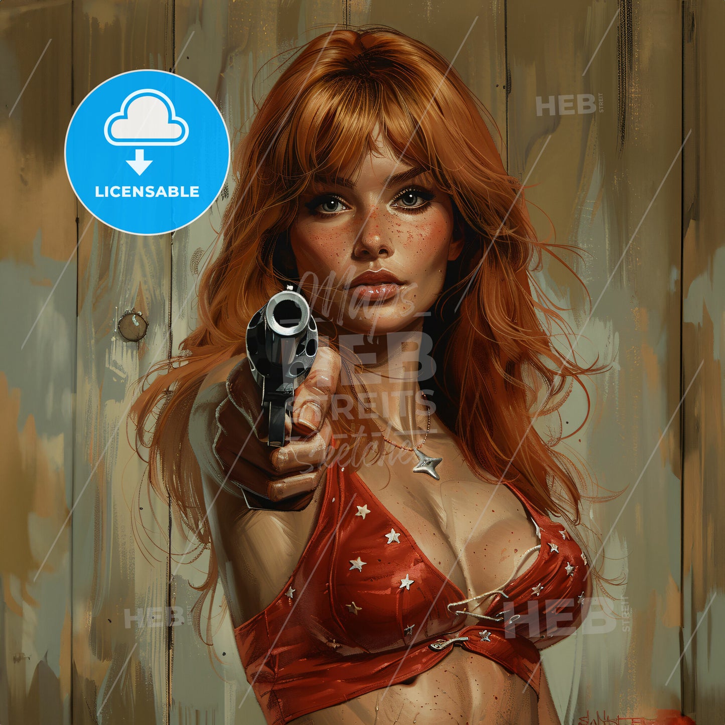 An Image Of Missfortune From League Of Legends Holding A Gun - A Woman Holding A Gun