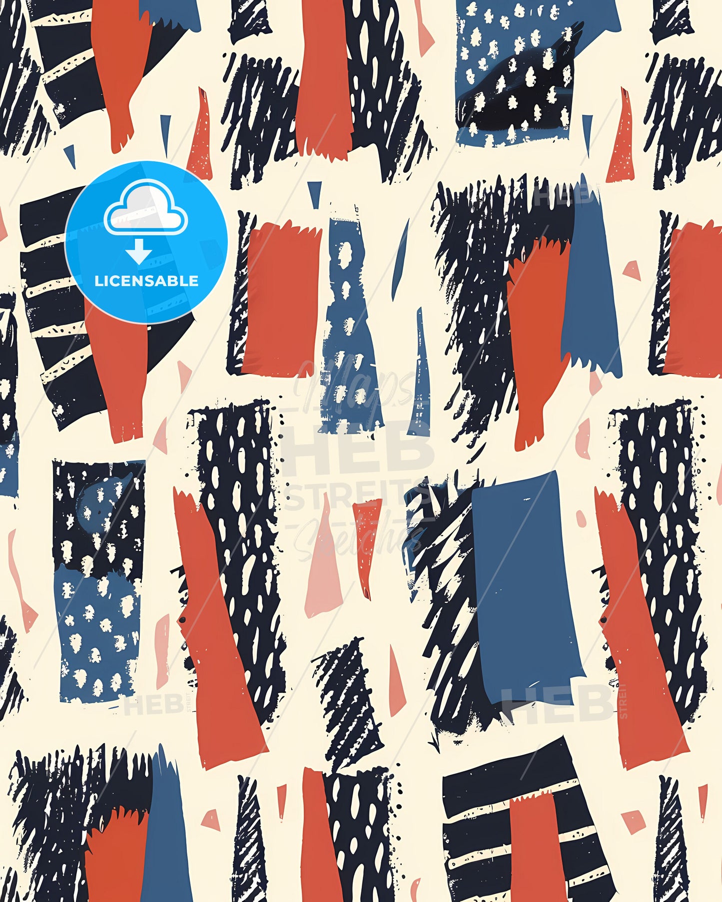 Abstract Boho Pattern Painting Minimalist Geometric Lines Digital Art Print Wall Decoration