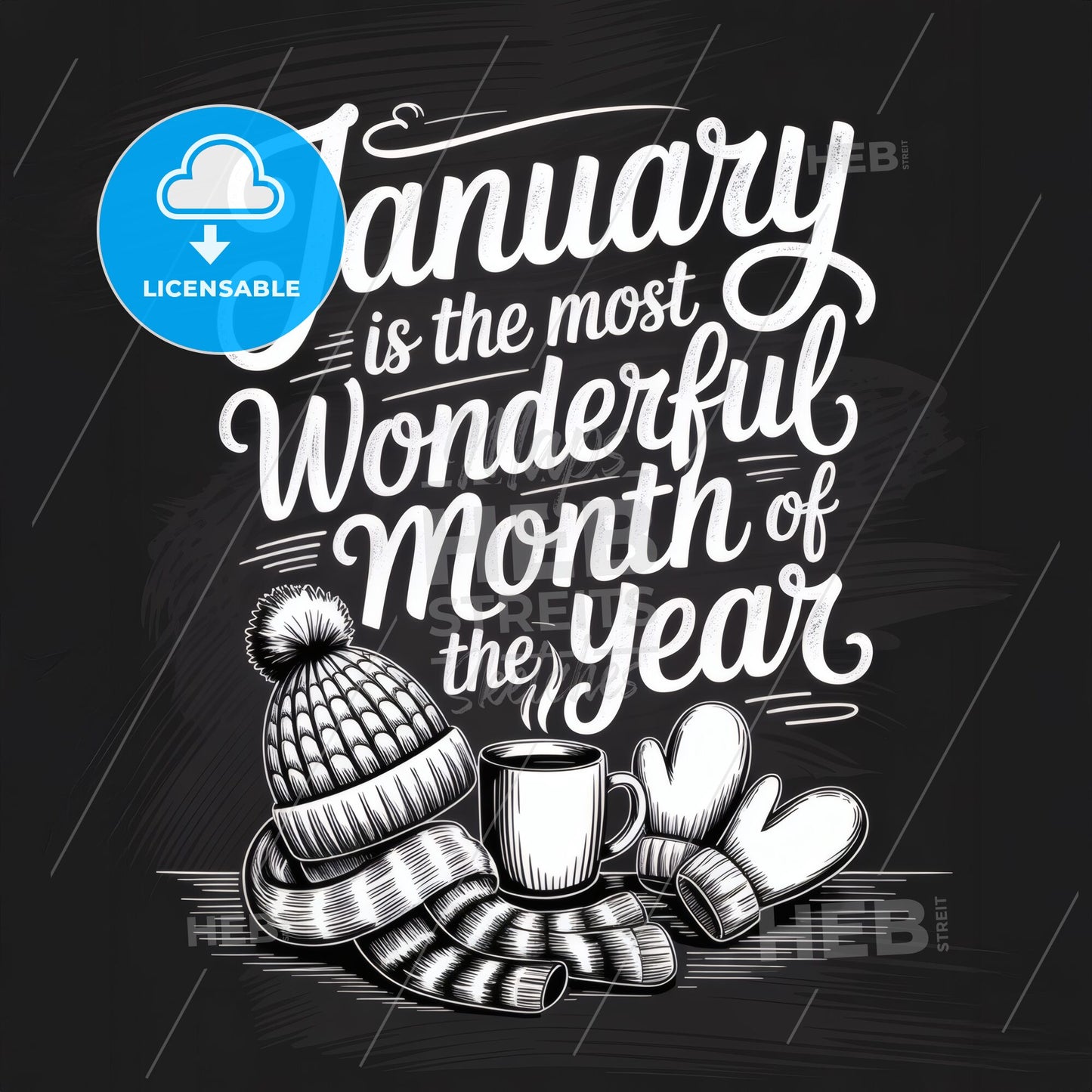 Charming January Celebration: Embrace the Most Wonderful Month with Cozy Warmth and Cheerful Vibes.