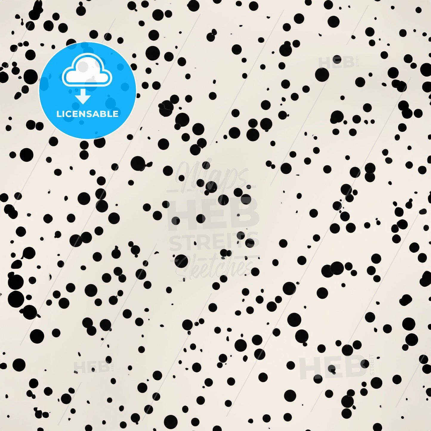 A Black Dots On A White Background