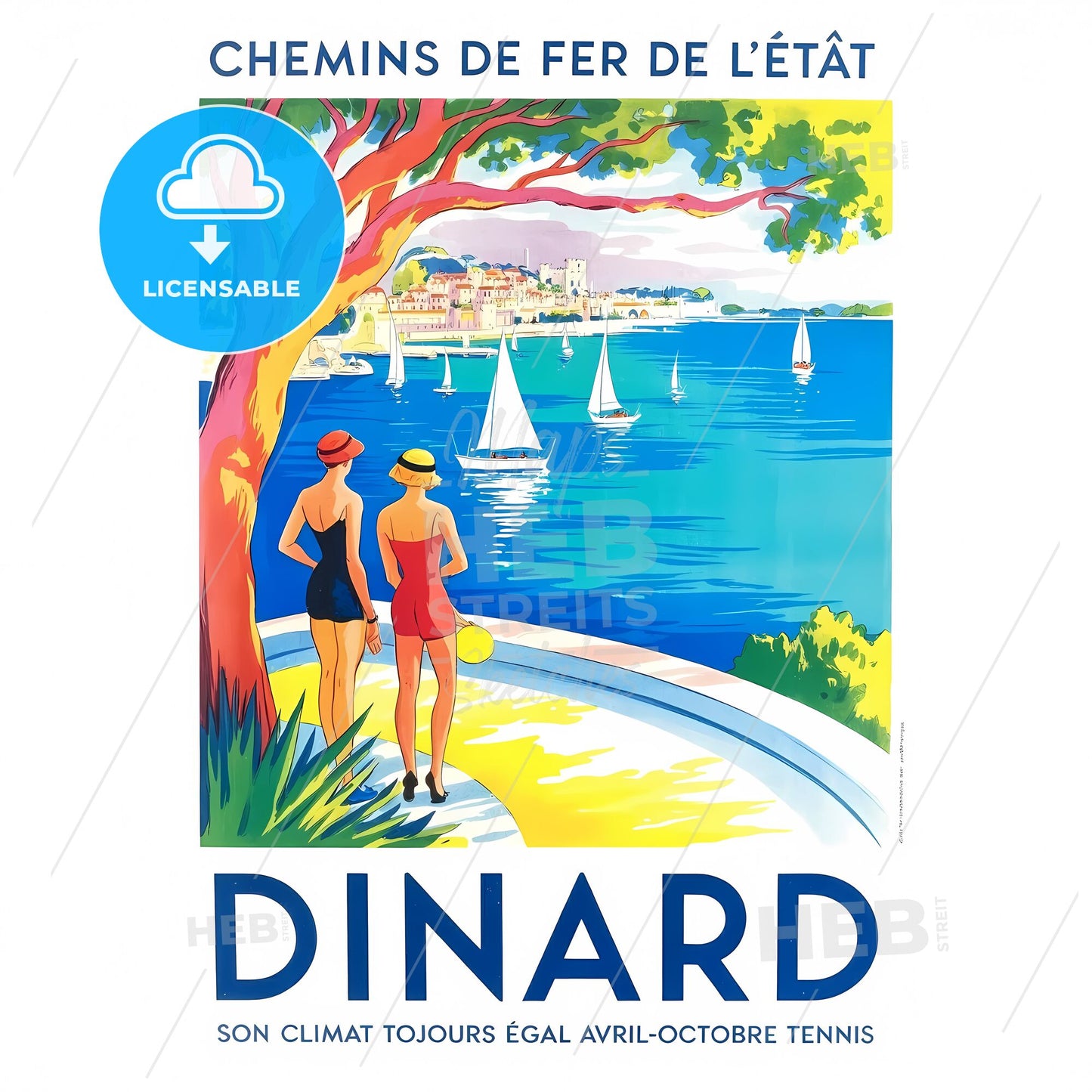 Elegance of Dinard: Vintage Art Deco Coastal Escape on French Rails