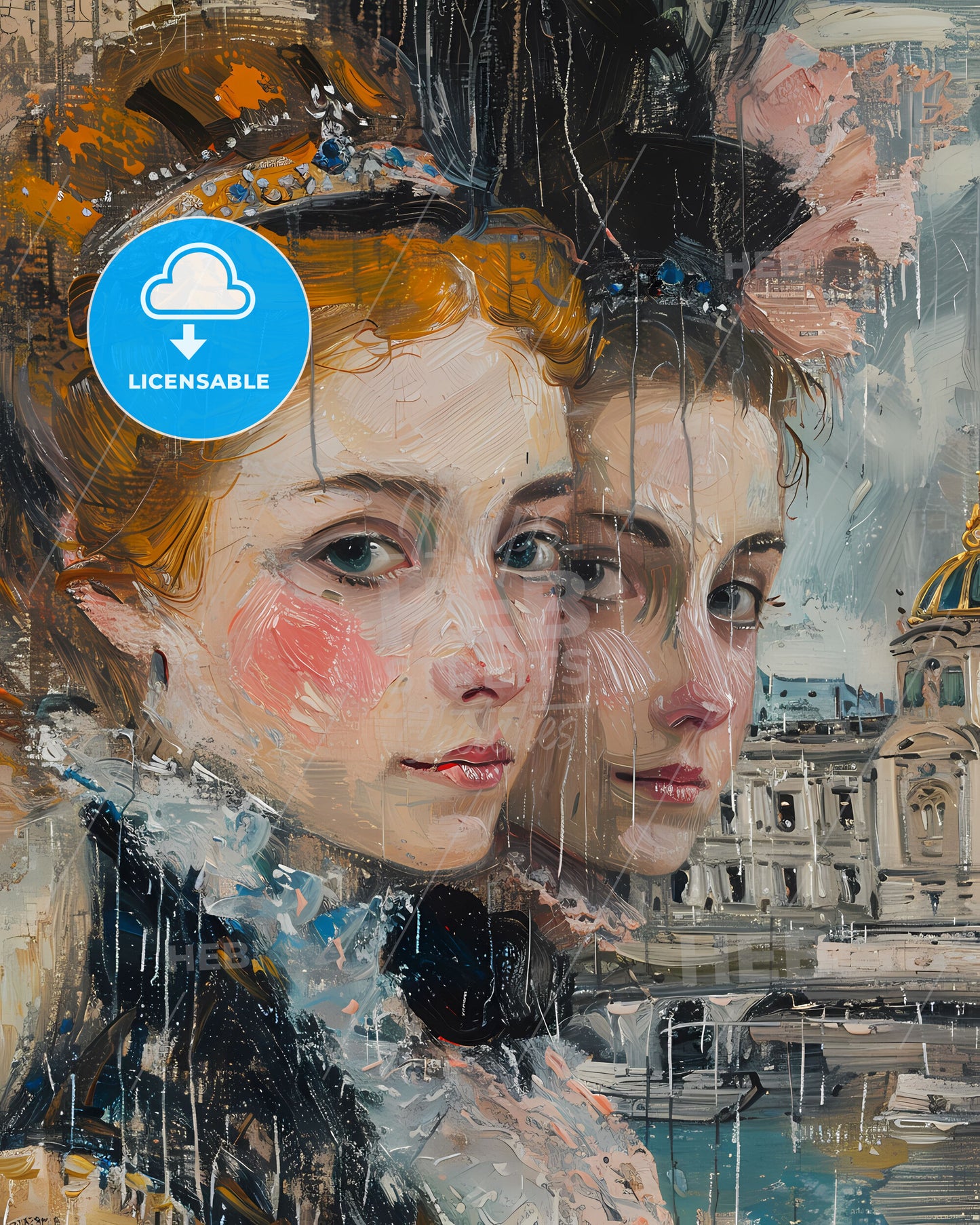 Expressive Artwork of Marie Antoinette and Louis XVI: Modern Interpretation of a Historical Moment