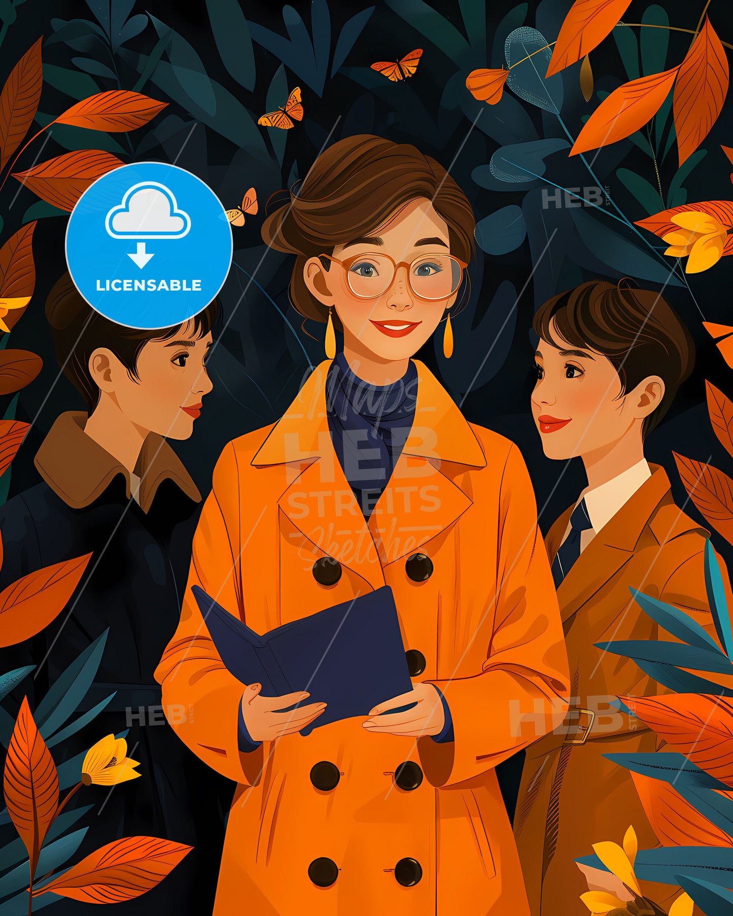 Vibrant Flat Design Teachers Day Template showcasing Artistic Essence and Inspiring Education.