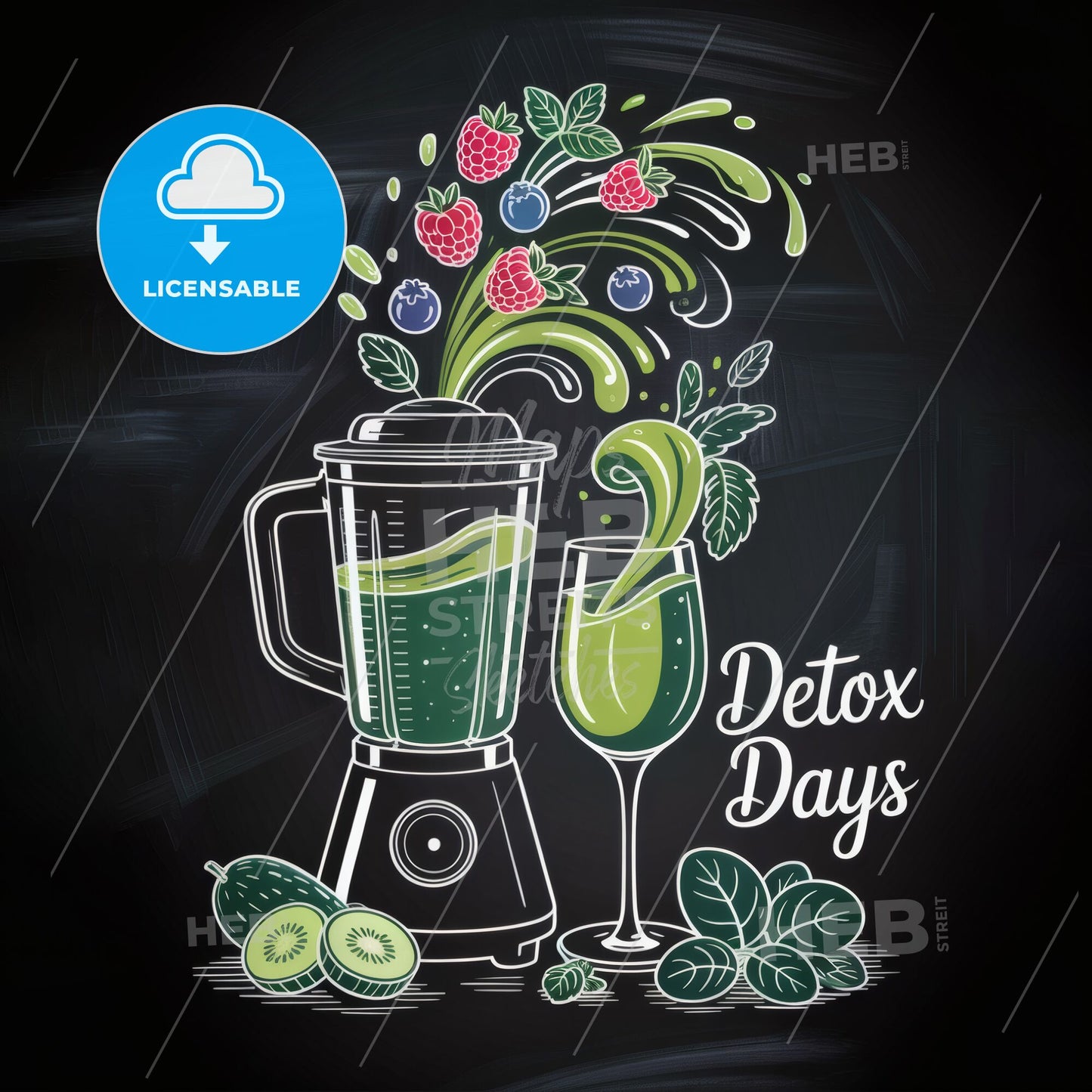 Fresh and Vibrant Detox Smoothies: Blend Your Way to a Healthier Lifestyle with Nature's Best Ingredients.
