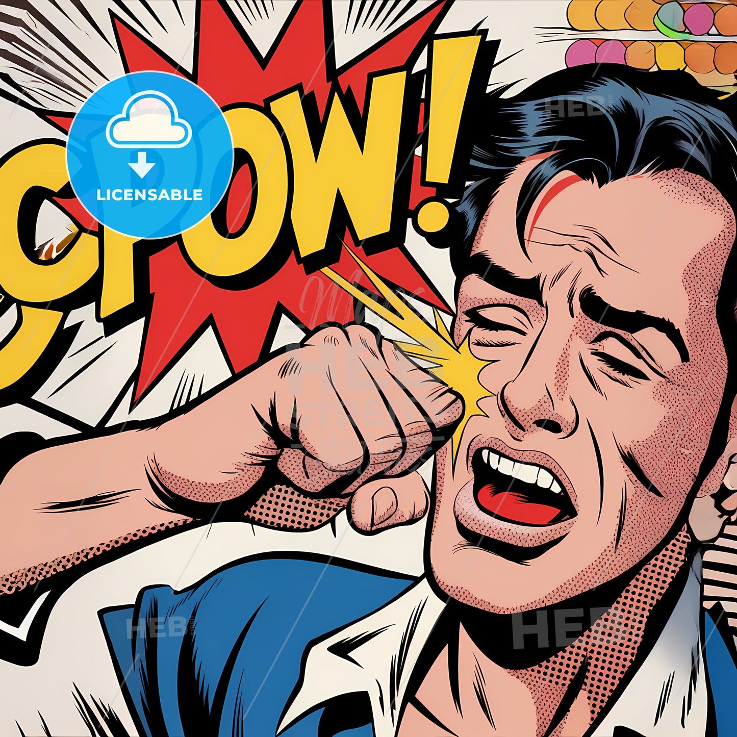 Impact: The Power of Pain in Comic Book Style