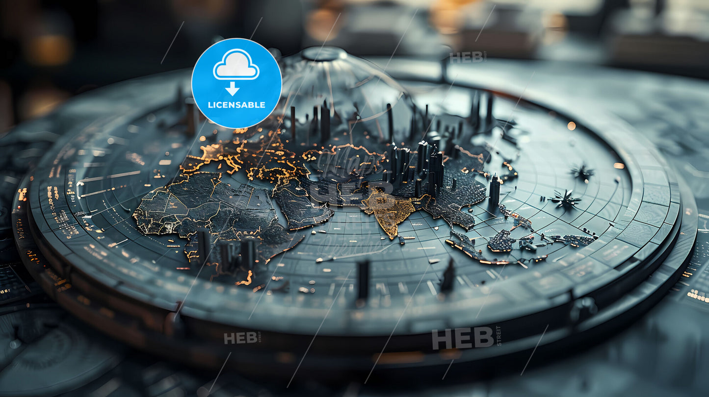 World Map Memory Map Historical Timeline Real-Time Collaboration Front View Minimalist Grey Color Scheme