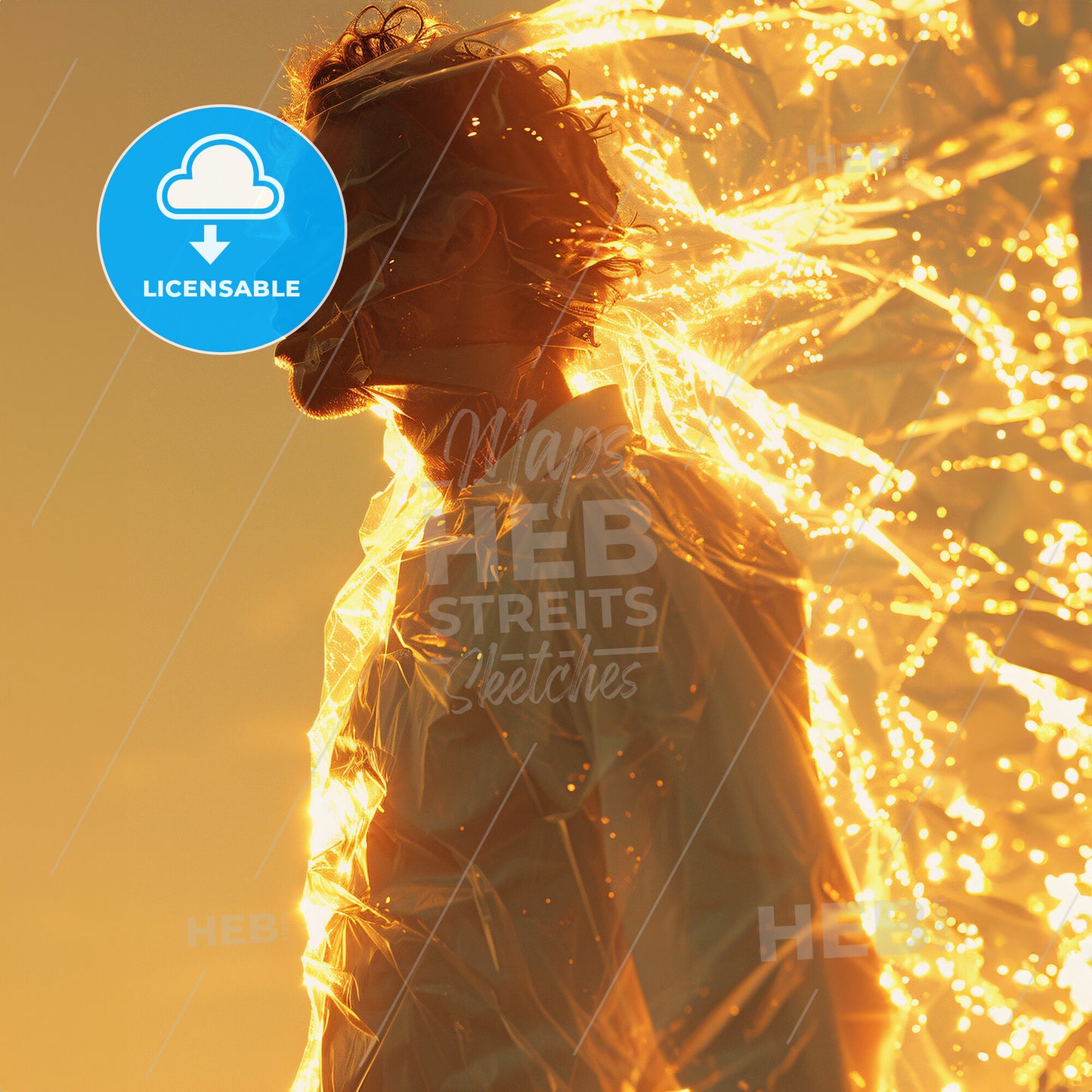 Michelangelo’s Other Ceiling: The Bathroom - A man in a transparent shirt