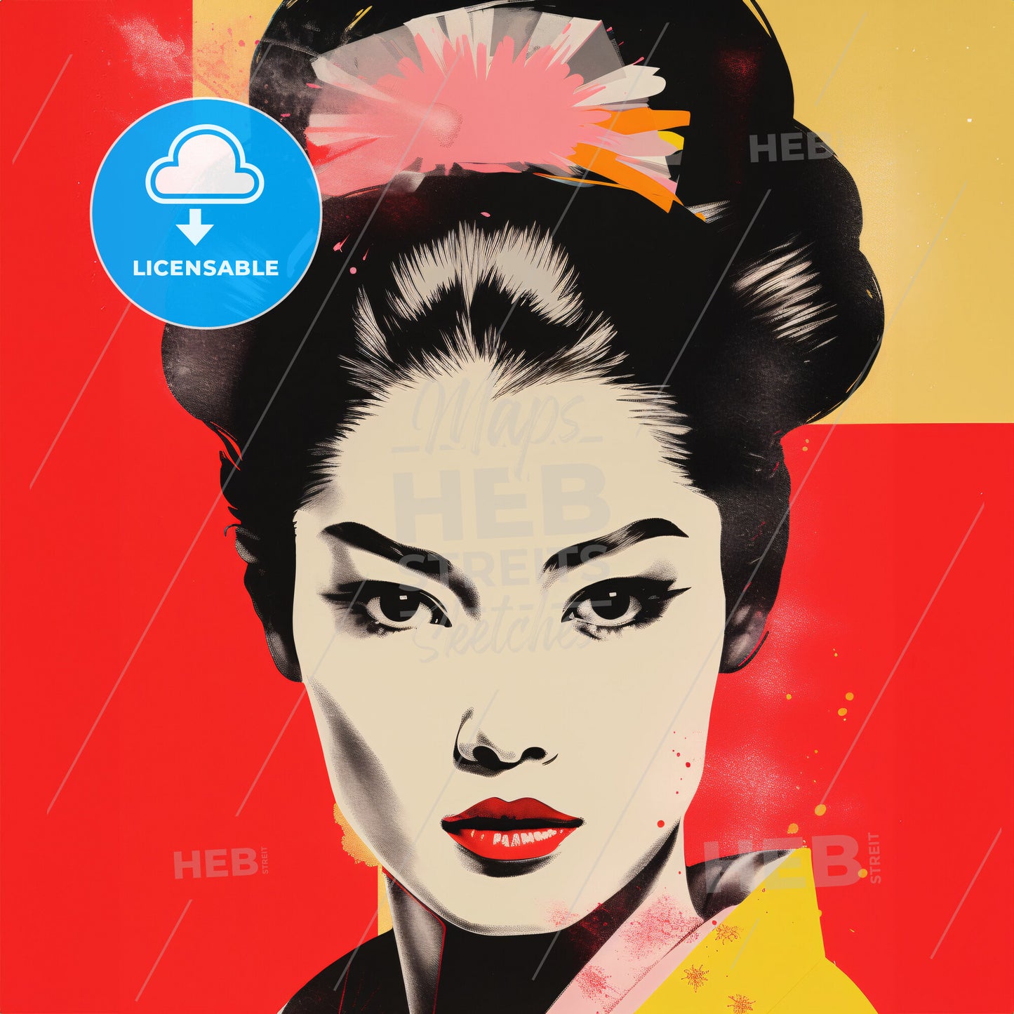 A Woman With A Large Hairdo With The Andy Warhol Museum In The Background