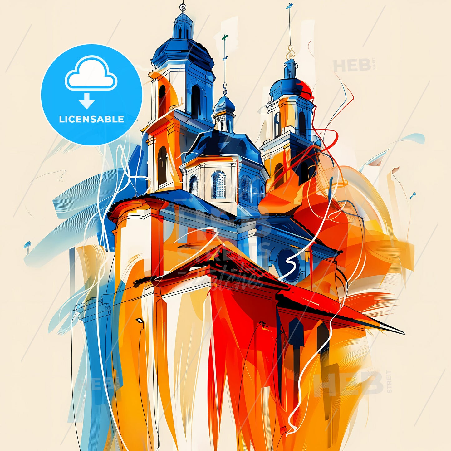 Vibrant Pelotas, Brazil - A Painting Of A Building