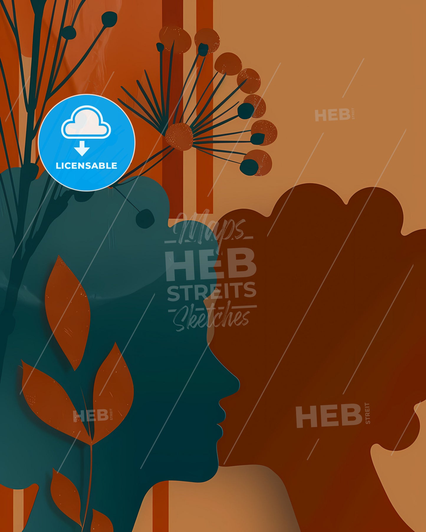 Vibrant Abstract Painting: Post-Modern Poster with Expressive Shapes, Emphasizing Artistic Flair & Abstract Compositions