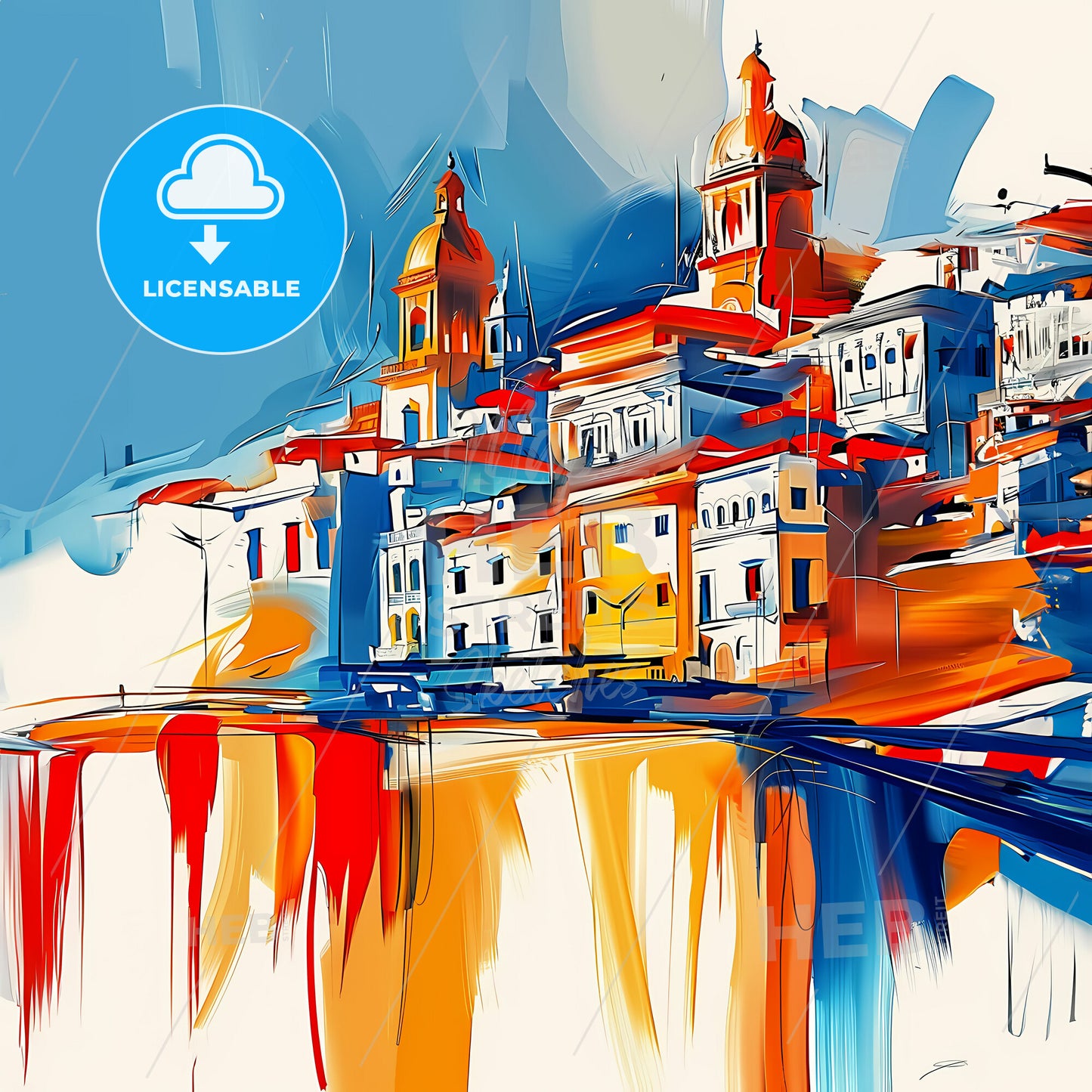 Vibrant Pune, India - A Painting Of A City