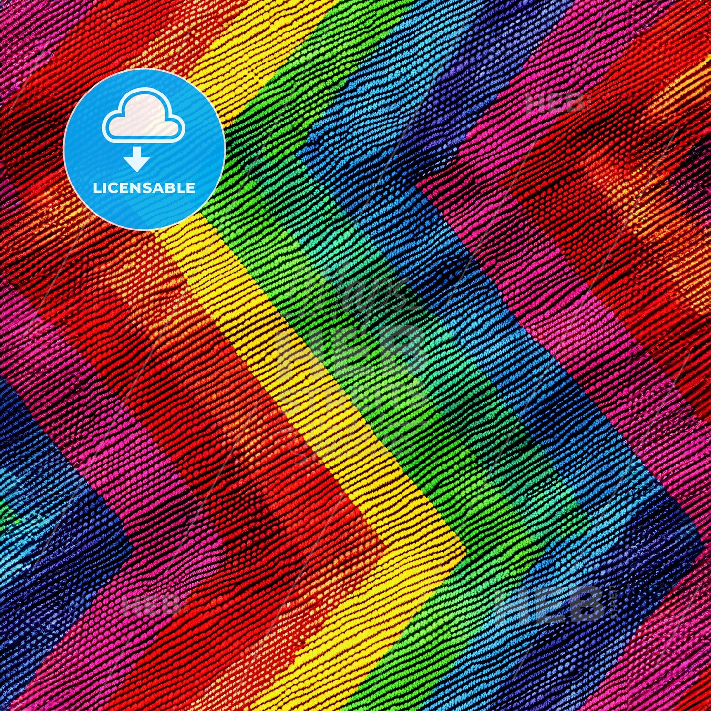 A Colorful Zigzag Pattern