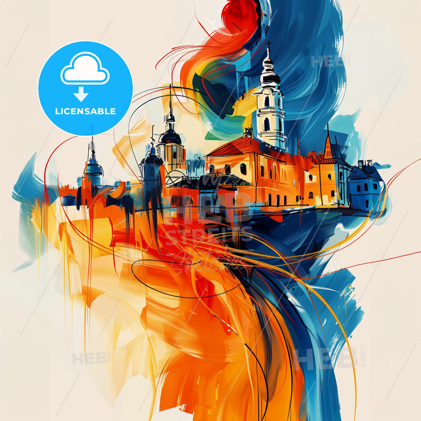 Vibrant Rîbnița, Moldova - A Painting Of A City