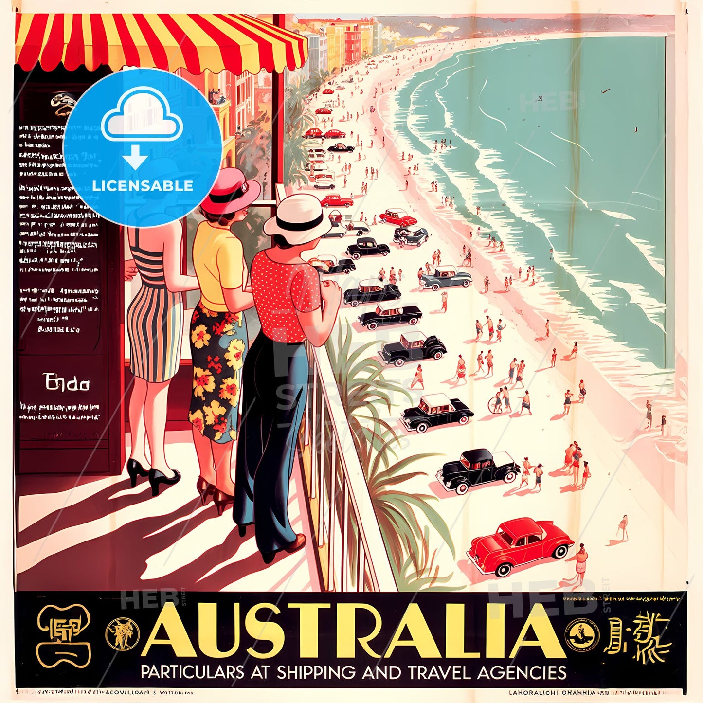 Retro Vista: A Charming Coastal Getaway in Vibrant Vintage Style