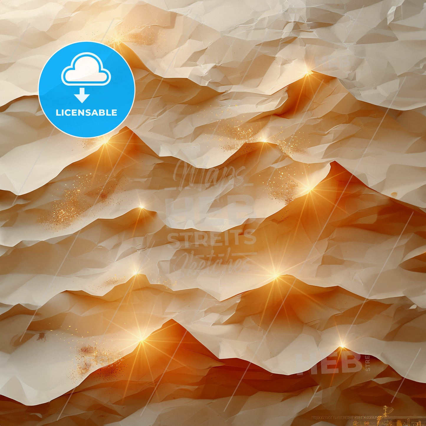 Rust and Dust: The Texture of Time - A mountain range with light shining on it