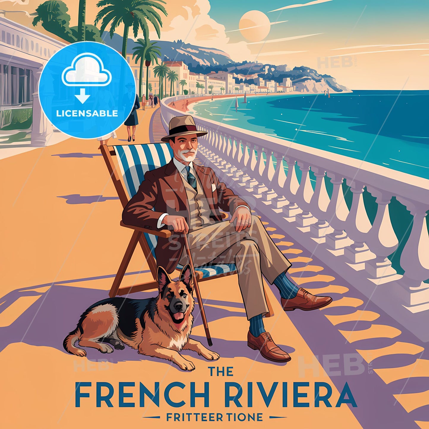 Timeless Charm of the French Riviera: A Vintage Mediterranean Escape