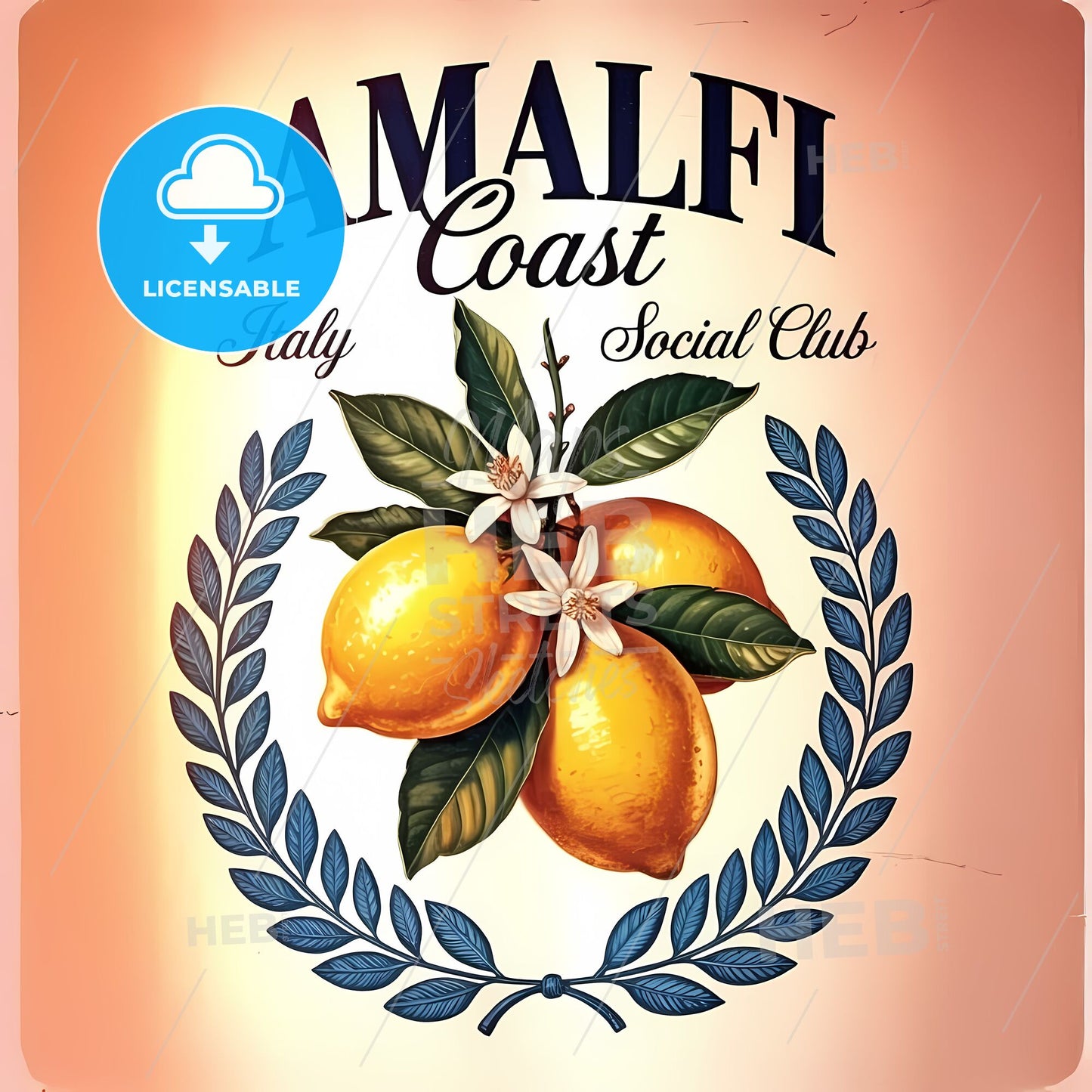 Vibrant Amalfi Citrus Elegance: A Celebration of Italian Coastal Charm