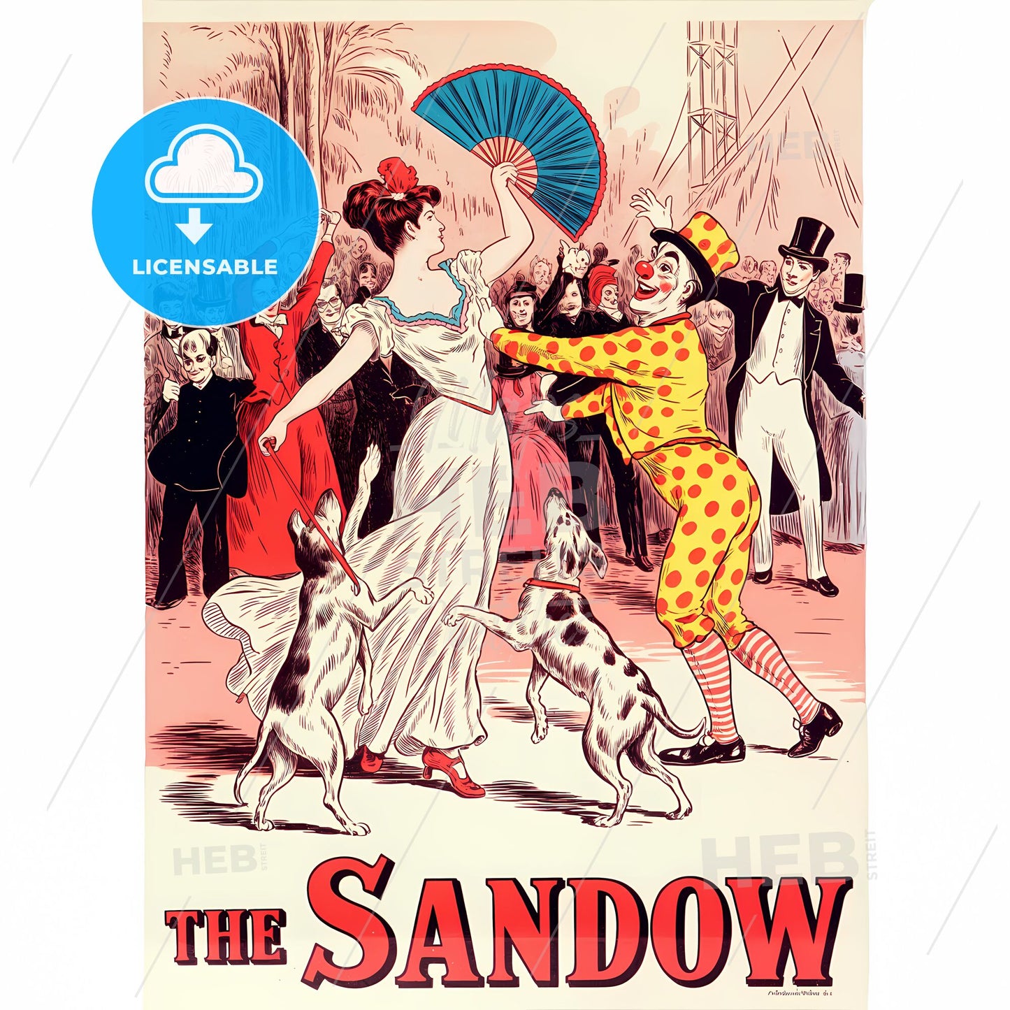 Whimsical Charades of the Vintage French Circus: A Dazzling Spectacle