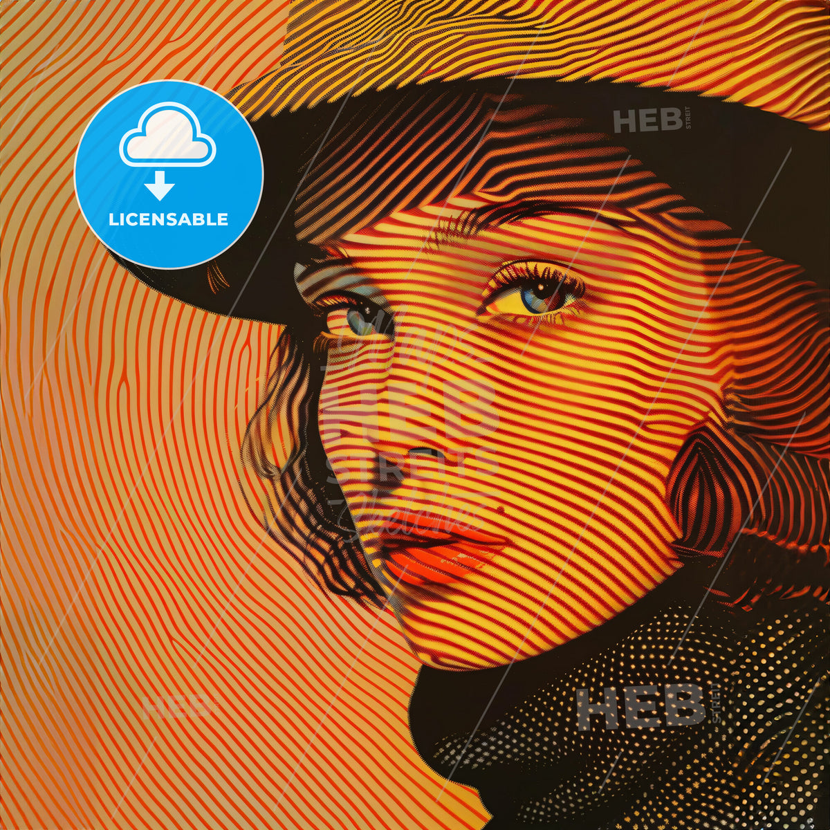 A Woman With A Hat