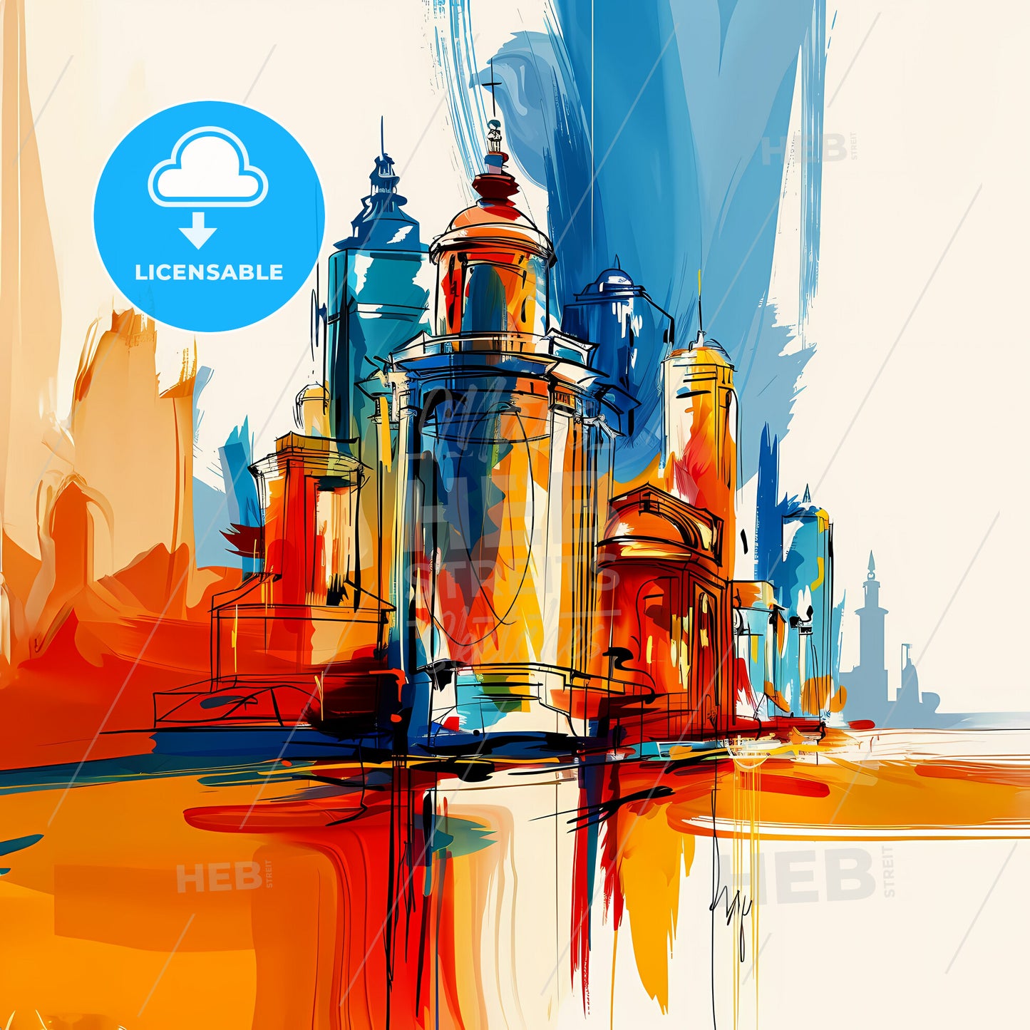 Vibrant Zamboanga City, Philippines - A Painting Of A City