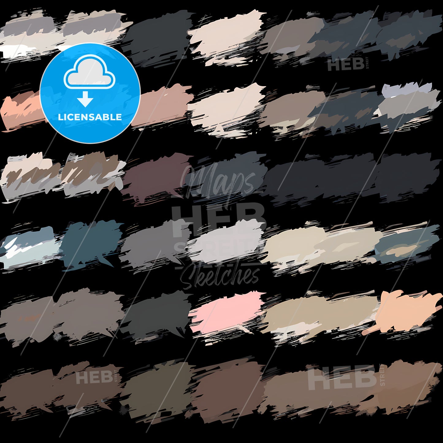 Palette Of Different Colors