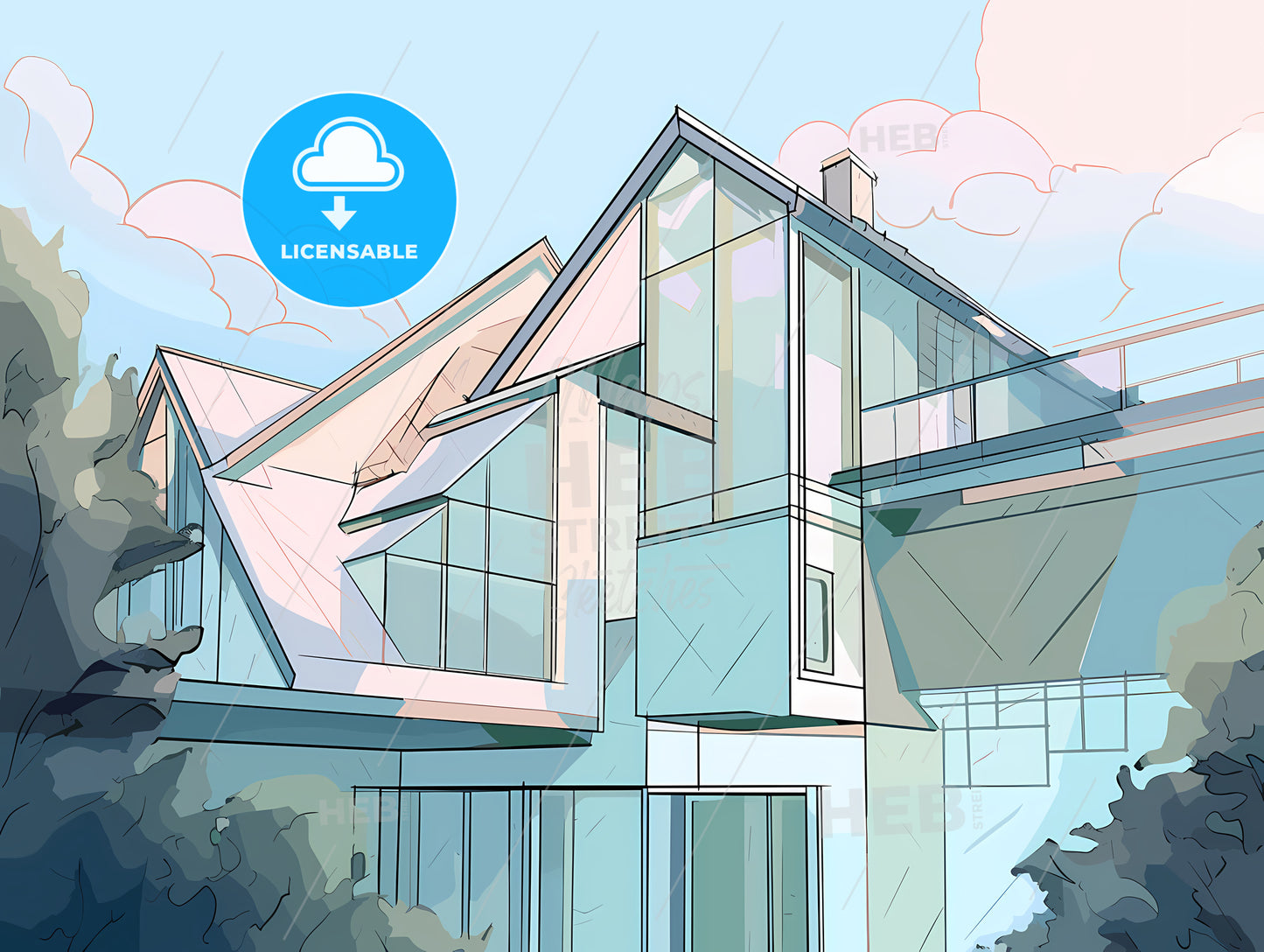 Drawing Of A House