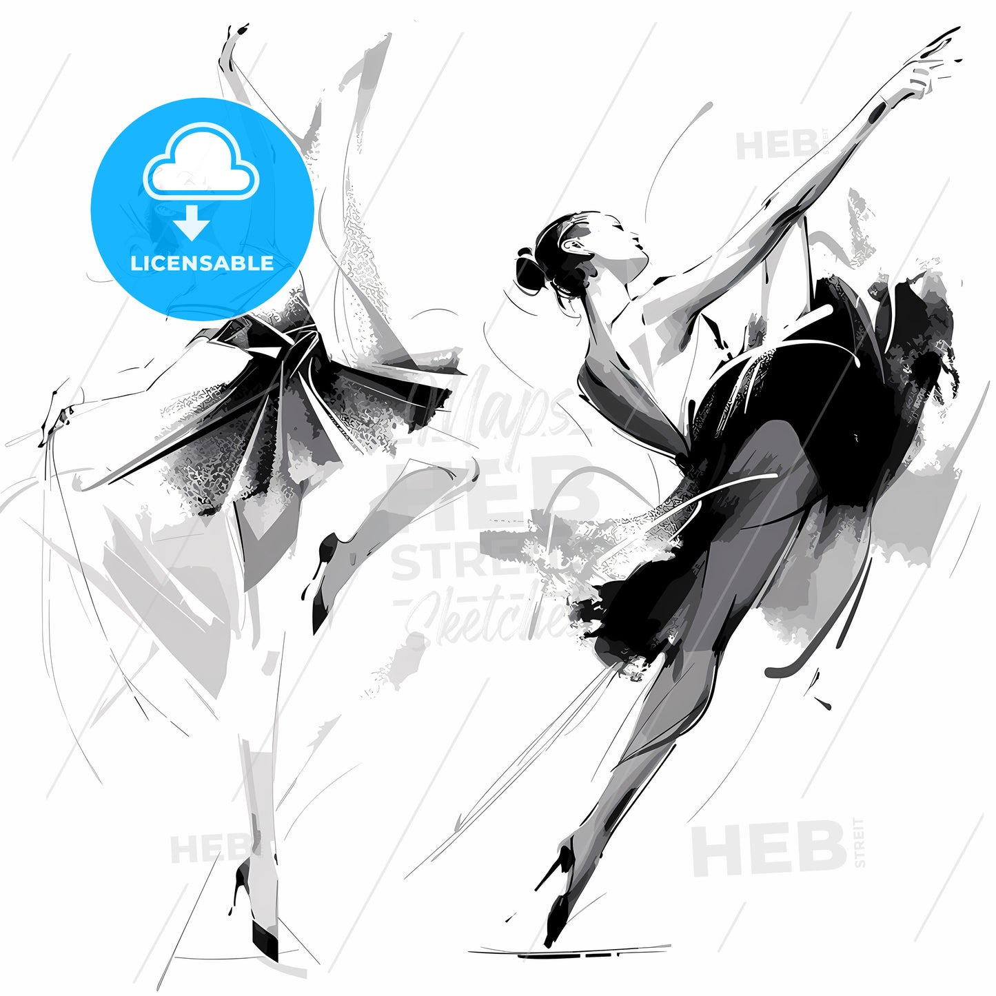Woman In A Tutu Dancing