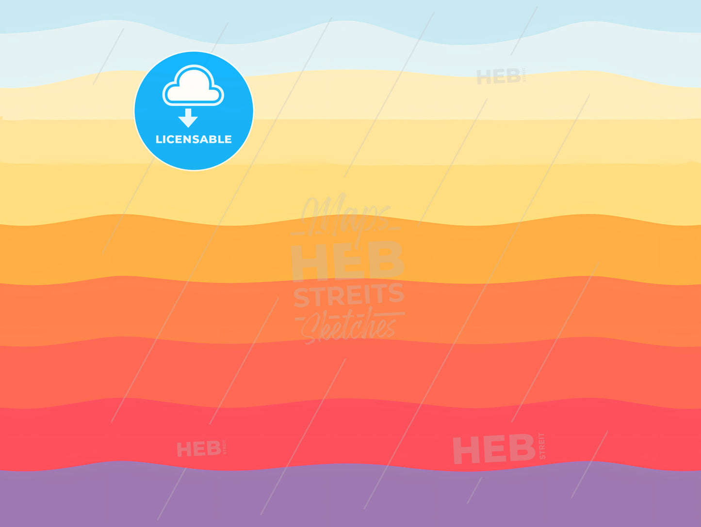 Colorful Background With Waves