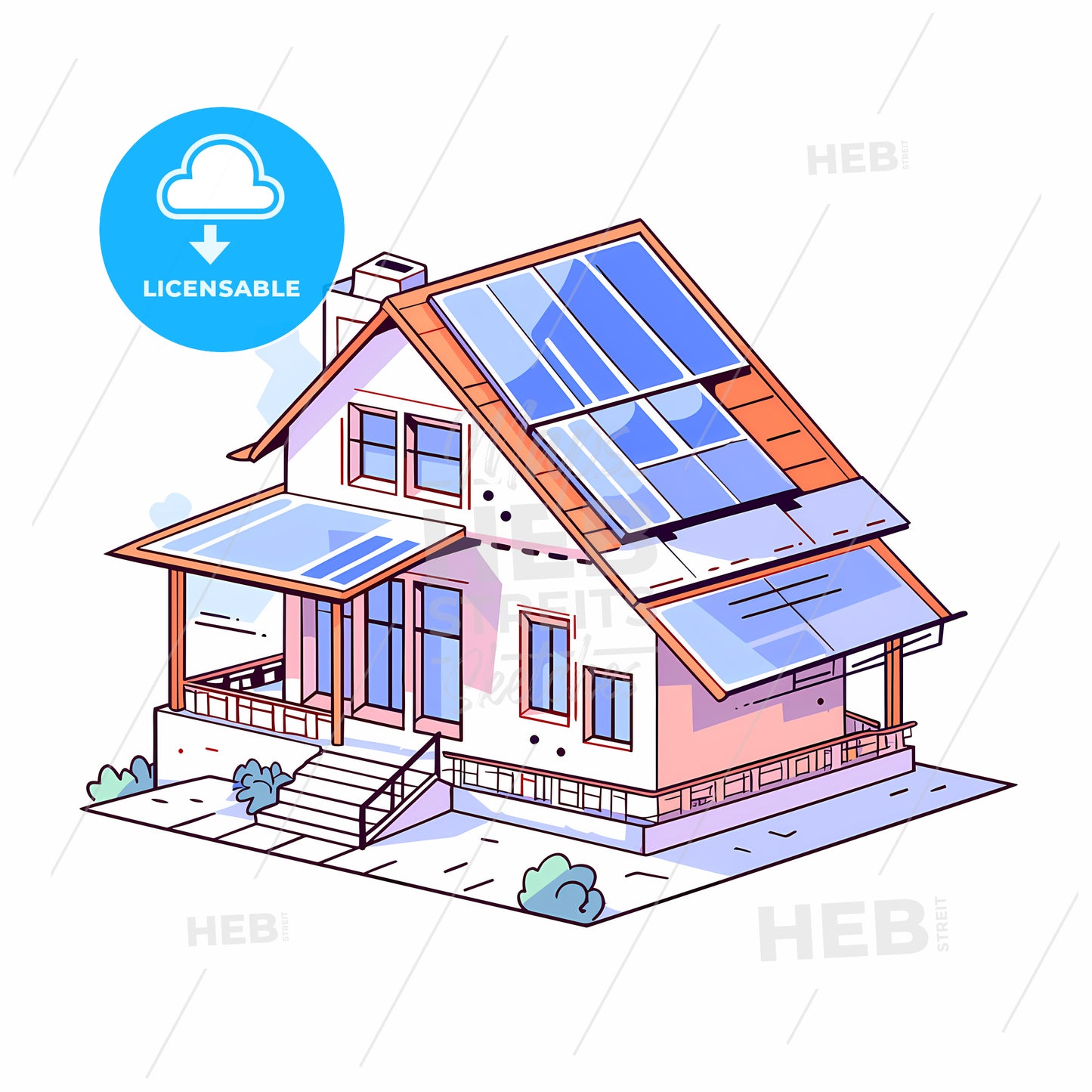 House With Solar Panels