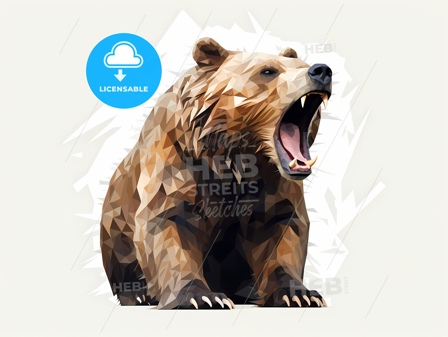 Bear With Its Mouth Open