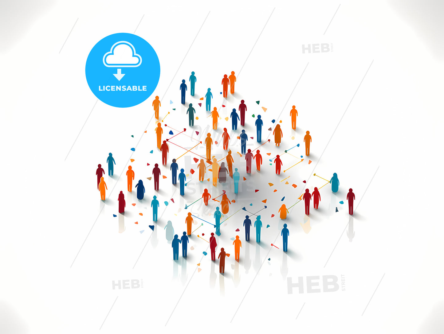 Group Of People In A Network