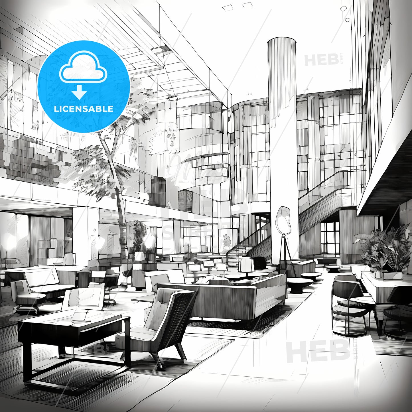 Drawing Of A Building