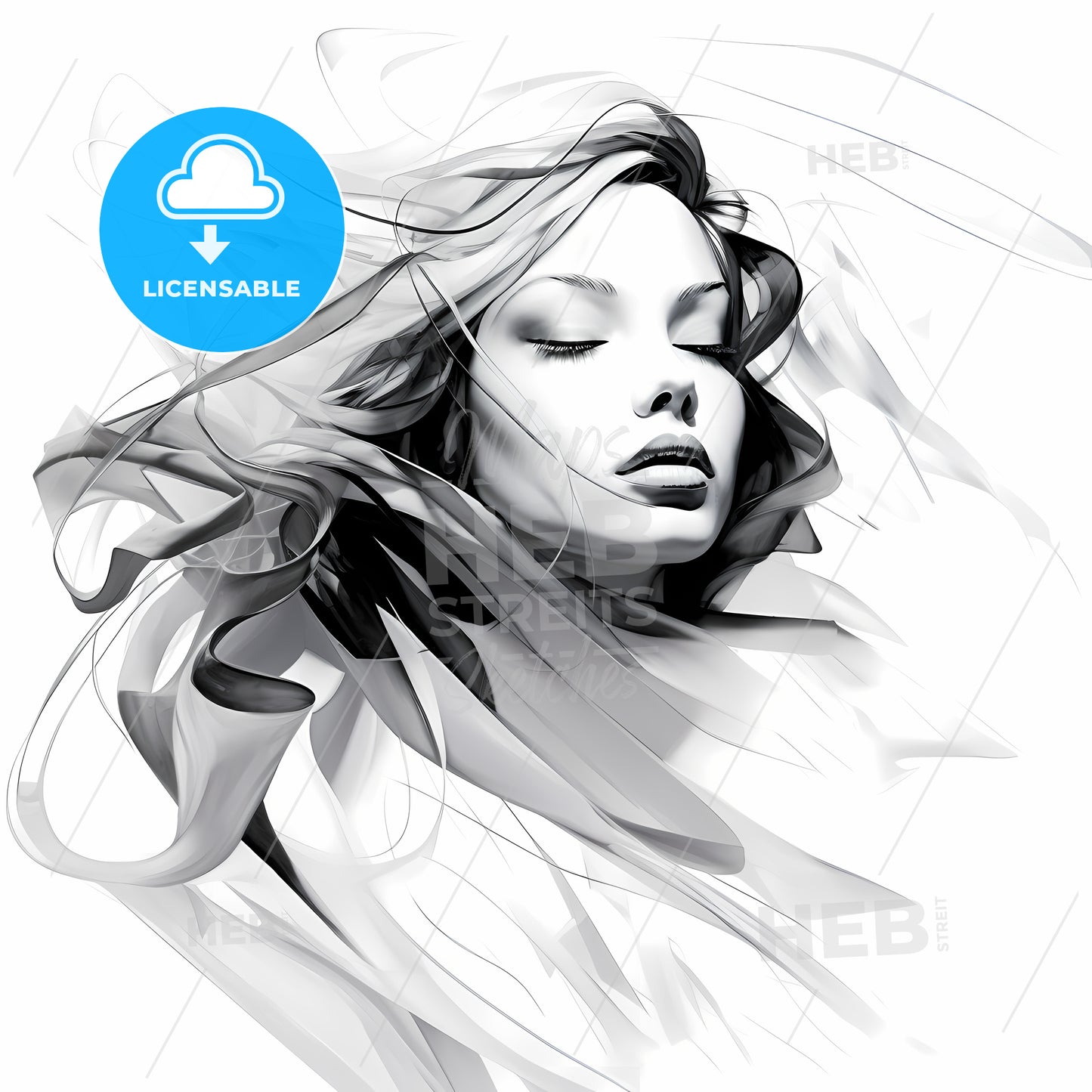 Woman With Long Hair