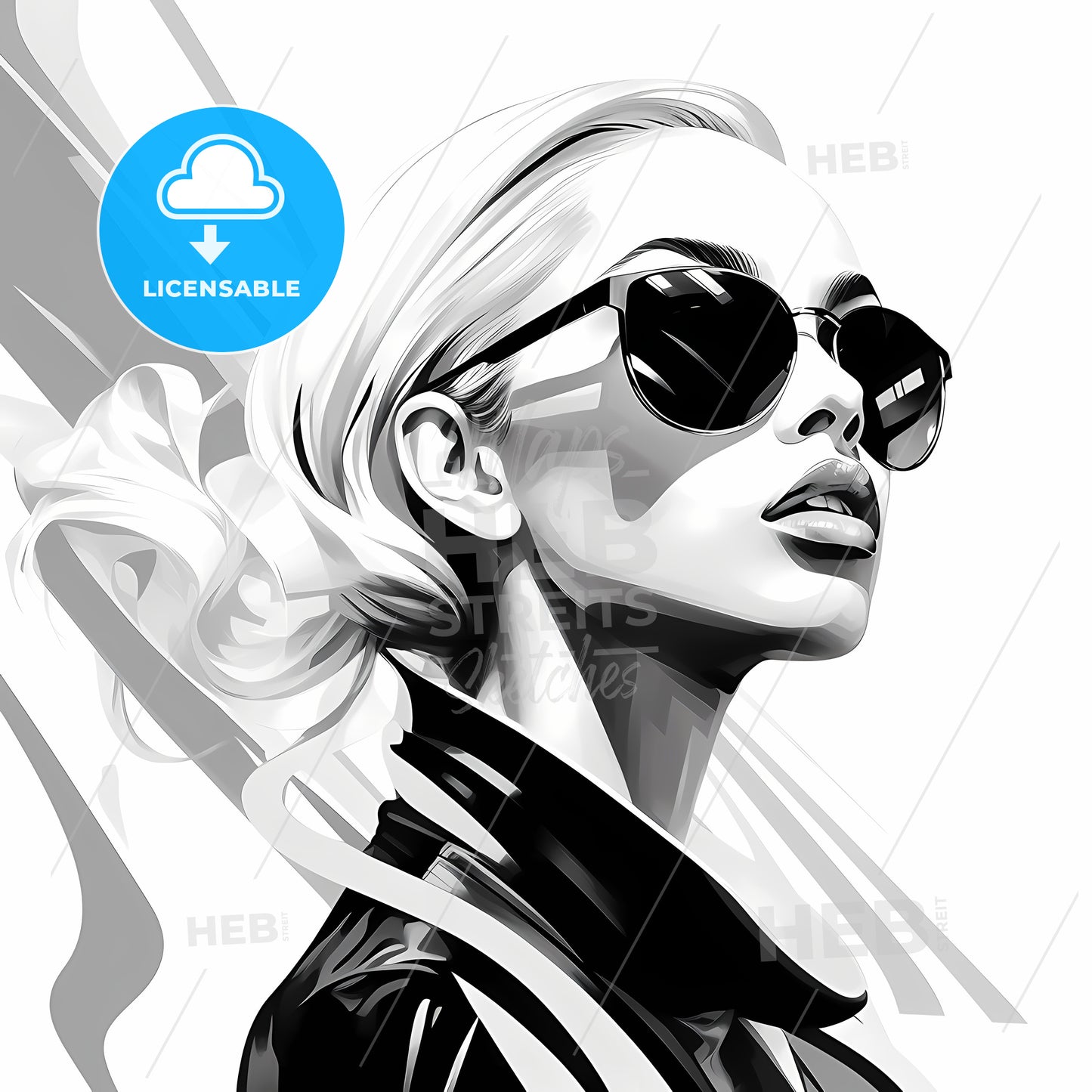 Woman Wearing Sunglasses