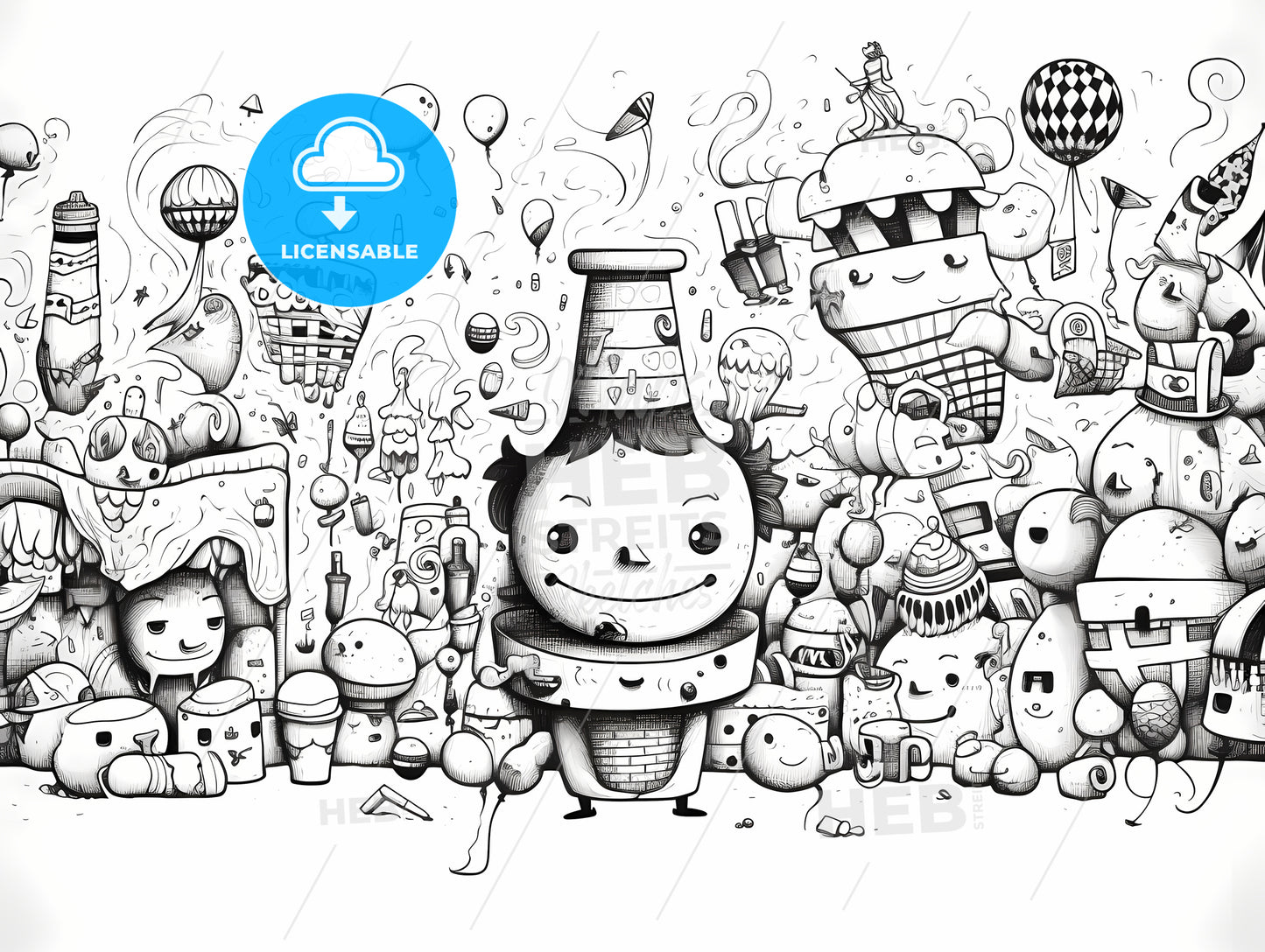 Group Of Cartoon Characters