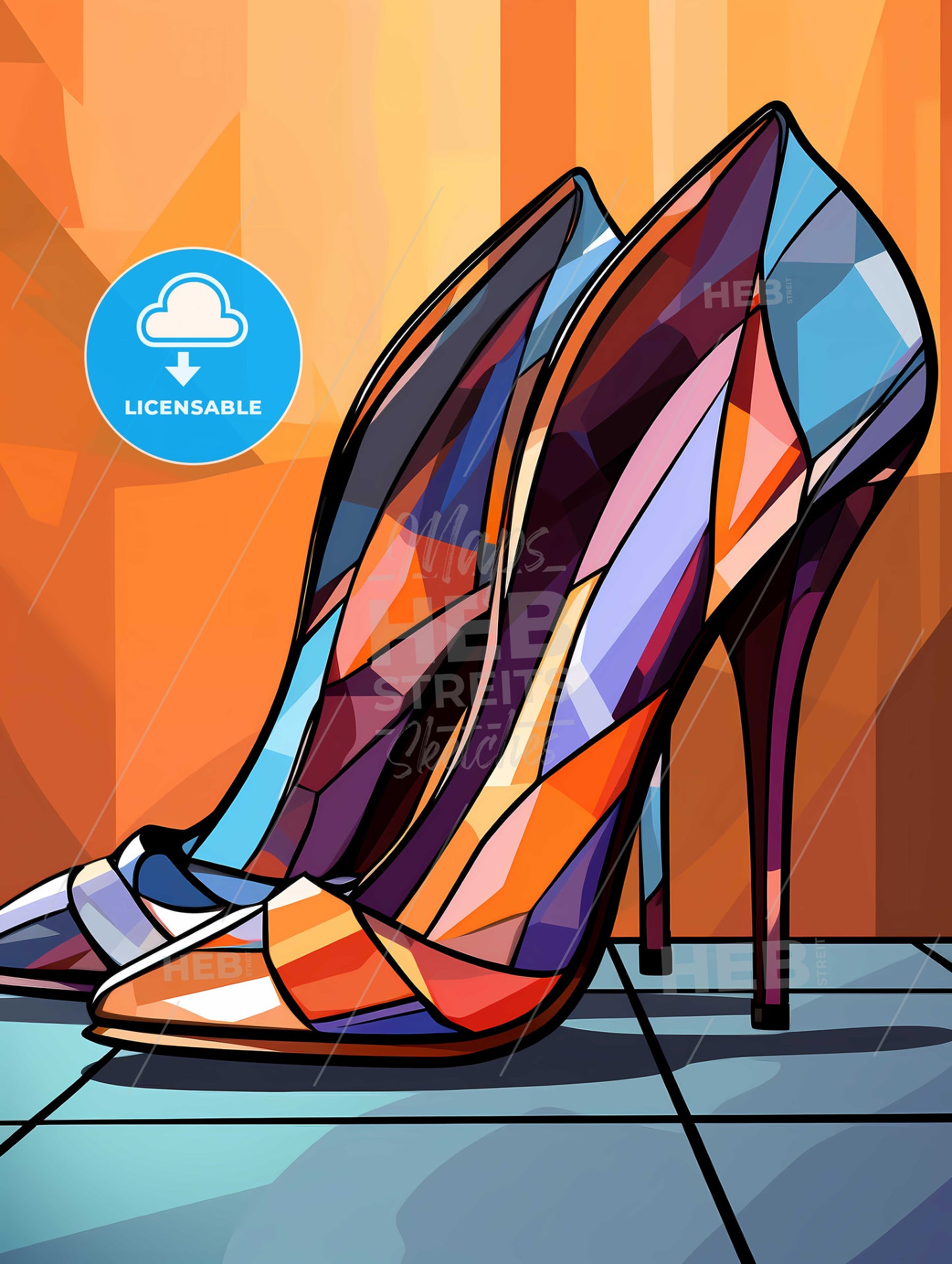 Pair Of High Heeled Shoes